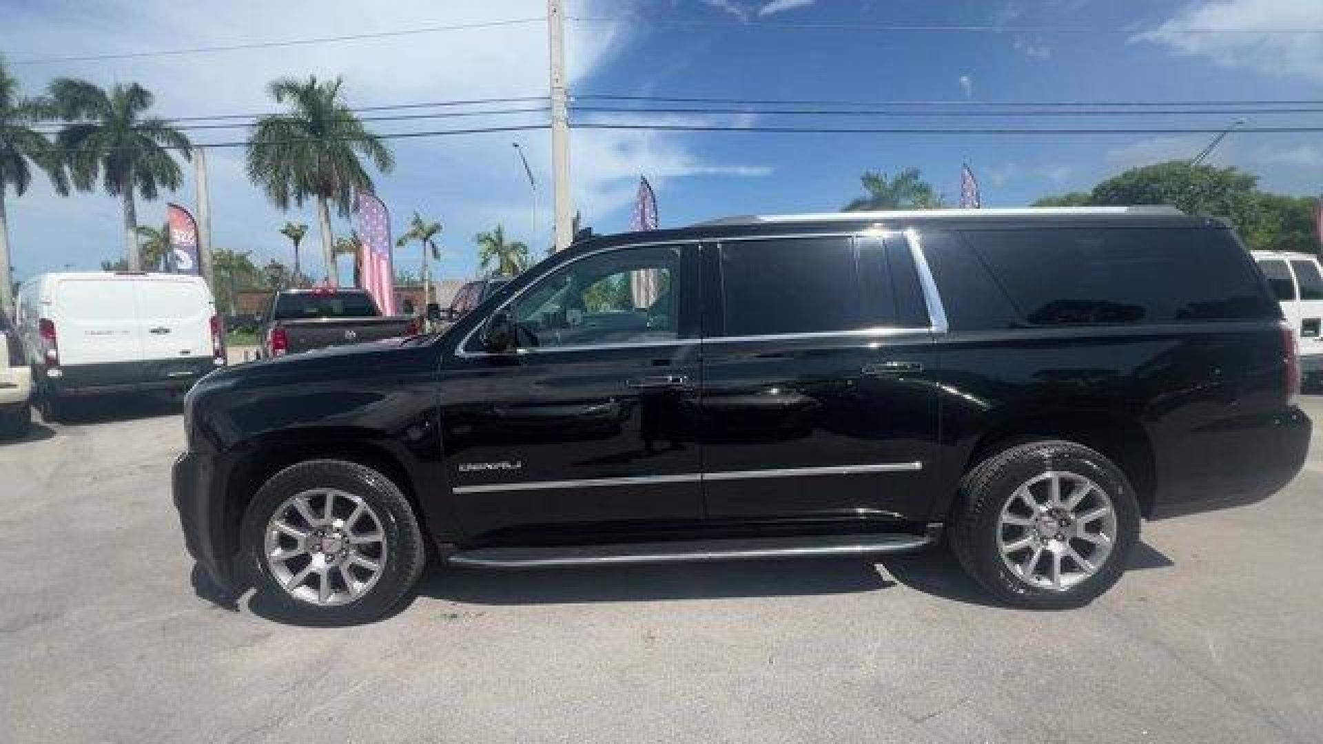 2019 Onyx Black /Jet Black GMC Yukon XL (1GKS1HKJ2KR) with an 8 6.2L engine, Automatic transmission, located at 27610 S Dixie Hwy, Homestead, FL, 33032, (305) 749-2348, 25.510241, -80.438301 - Delivers 23 Highway MPG and 14 City MPG! This GMC Yukon XL delivers a Gas V8 6.2L/376 engine powering this Automatic transmission. WHEELS, 20 X 9 (50.8 CM X 22.9 CM) BRIGHT MACHINED ALUMINUM (STD), TRANSMISSION, 10-SPEED AUTOMATIC electronically controlled with overdrive, tow/haul mode and tap up/ta - Photo#1