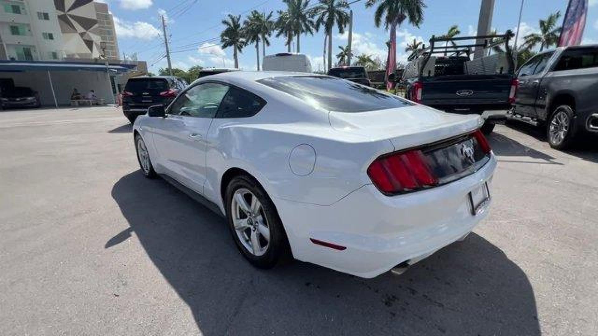 2017 White Ford Mustang (1FA6P8AMXH5) with an 6 3.7 L engine, Automatic transmission, located at 27610 S Dixie Hwy, Homestead, FL, 33032, (305) 749-2348, 25.510241, -80.438301 - KBB.com 10 Coolest Cars Under $25,000. Delivers 27 Highway MPG and 18 City MPG! This Ford Mustang boasts a Regular Unleaded V-6 3.7 L/227 engine powering this Automatic transmission. ENGINE: 3.7L TI-VCT V6 (STD), Wheels: 17 x 7.5 Sparkle Silver Painted Aluminum, Trunk Rear Cargo Access.* This Ford M - Photo#2