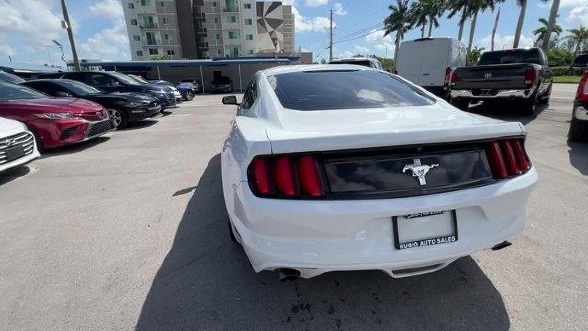 2017 White Ford Mustang (1FA6P8AMXH5) with an 6 3.7 L engine, Automatic transmission, located at 27610 S Dixie Hwy, Homestead, FL, 33032, (305) 749-2348, 25.510241, -80.438301 - KBB.com 10 Coolest Cars Under $25,000. Delivers 27 Highway MPG and 18 City MPG! This Ford Mustang boasts a Regular Unleaded V-6 3.7 L/227 engine powering this Automatic transmission. ENGINE: 3.7L TI-VCT V6 (STD), Wheels: 17 x 7.5 Sparkle Silver Painted Aluminum, Trunk Rear Cargo Access.* This Ford M - Photo#3