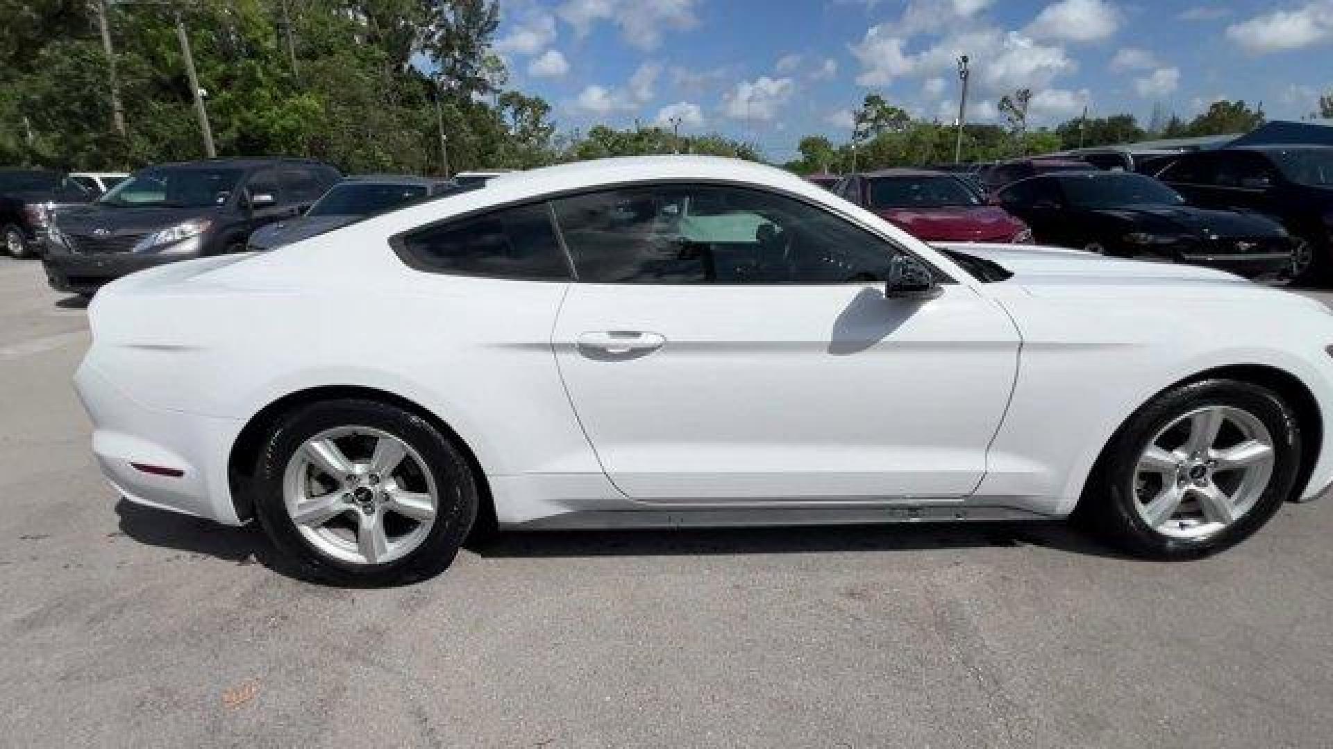 2017 White Ford Mustang (1FA6P8AMXH5) with an 6 3.7 L engine, Automatic transmission, located at 27610 S Dixie Hwy, Homestead, FL, 33032, (305) 749-2348, 25.510241, -80.438301 - KBB.com 10 Coolest Cars Under $25,000. Delivers 27 Highway MPG and 18 City MPG! This Ford Mustang boasts a Regular Unleaded V-6 3.7 L/227 engine powering this Automatic transmission. ENGINE: 3.7L TI-VCT V6 (STD), Wheels: 17 x 7.5 Sparkle Silver Painted Aluminum, Trunk Rear Cargo Access.* This Ford M - Photo#5