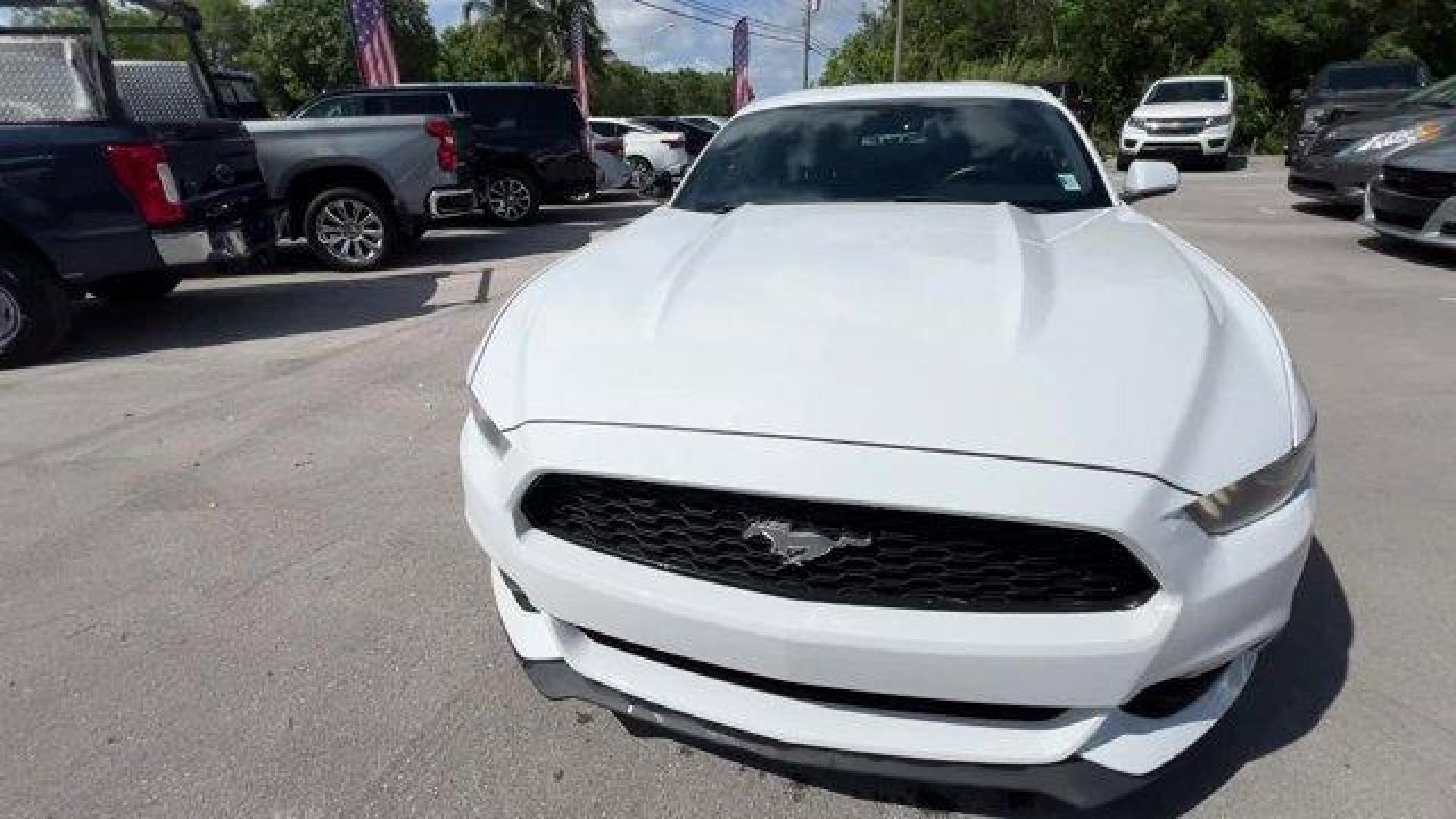 2017 White Ford Mustang (1FA6P8AMXH5) with an 6 3.7 L engine, Automatic transmission, located at 27610 S Dixie Hwy, Homestead, FL, 33032, (305) 749-2348, 25.510241, -80.438301 - KBB.com 10 Coolest Cars Under $25,000. Delivers 27 Highway MPG and 18 City MPG! This Ford Mustang boasts a Regular Unleaded V-6 3.7 L/227 engine powering this Automatic transmission. ENGINE: 3.7L TI-VCT V6 (STD), Wheels: 17 x 7.5 Sparkle Silver Painted Aluminum, Trunk Rear Cargo Access.* This Ford M - Photo#7