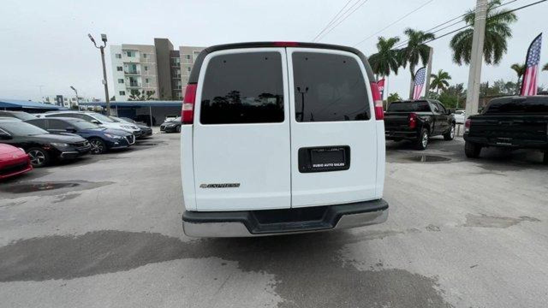 2019 Summit White /Medium Pewter Chevrolet Express Passenger (1GAZGPFP2K1) with an 6 4.3L engine, Automatic transmission, located at 27610 S Dixie Hwy, Homestead, FL, 33032, (305) 749-2348, 25.510241, -80.438301 - This Chevrolet Express Passenger delivers a Gas V6 4.3L/ engine powering this Automatic transmission. TRANSMISSION, 8-SPEED AUTOMATIC, ELECTRONICALLY CONTROLLED with overdrive and tow/haul mode. Includes Cruise Grade Braking and Powertrain Grade Braking (STD), SUMMIT WHITE, SHIP THRU, PRODUCED IN WE - Photo#3