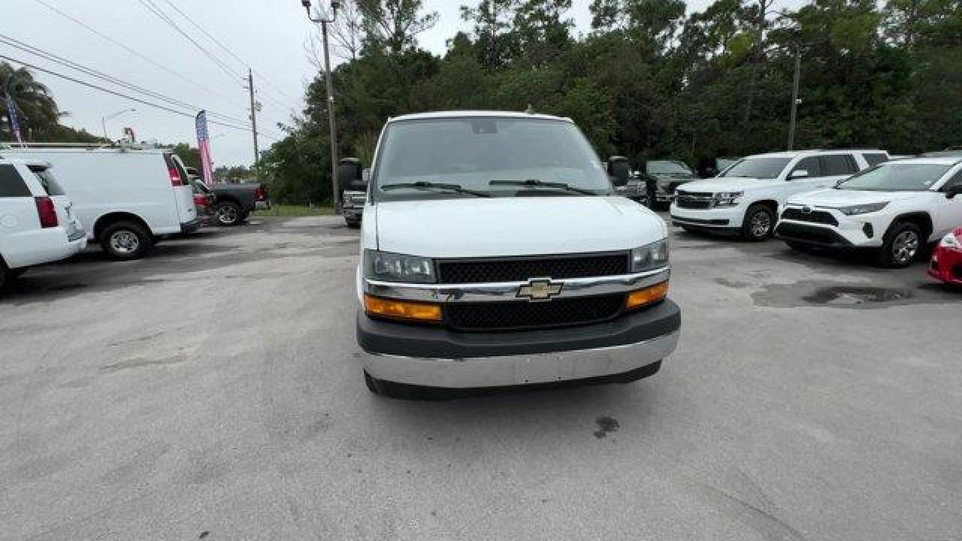 2019 Summit White /Medium Pewter Chevrolet Express Passenger (1GAZGPFP2K1) with an 6 4.3L engine, Automatic transmission, located at 27610 S Dixie Hwy, Homestead, FL, 33032, (305) 749-2348, 25.510241, -80.438301 - This Chevrolet Express Passenger delivers a Gas V6 4.3L/ engine powering this Automatic transmission. TRANSMISSION, 8-SPEED AUTOMATIC, ELECTRONICALLY CONTROLLED with overdrive and tow/haul mode. Includes Cruise Grade Braking and Powertrain Grade Braking (STD), SUMMIT WHITE, SHIP THRU, PRODUCED IN WE - Photo#7