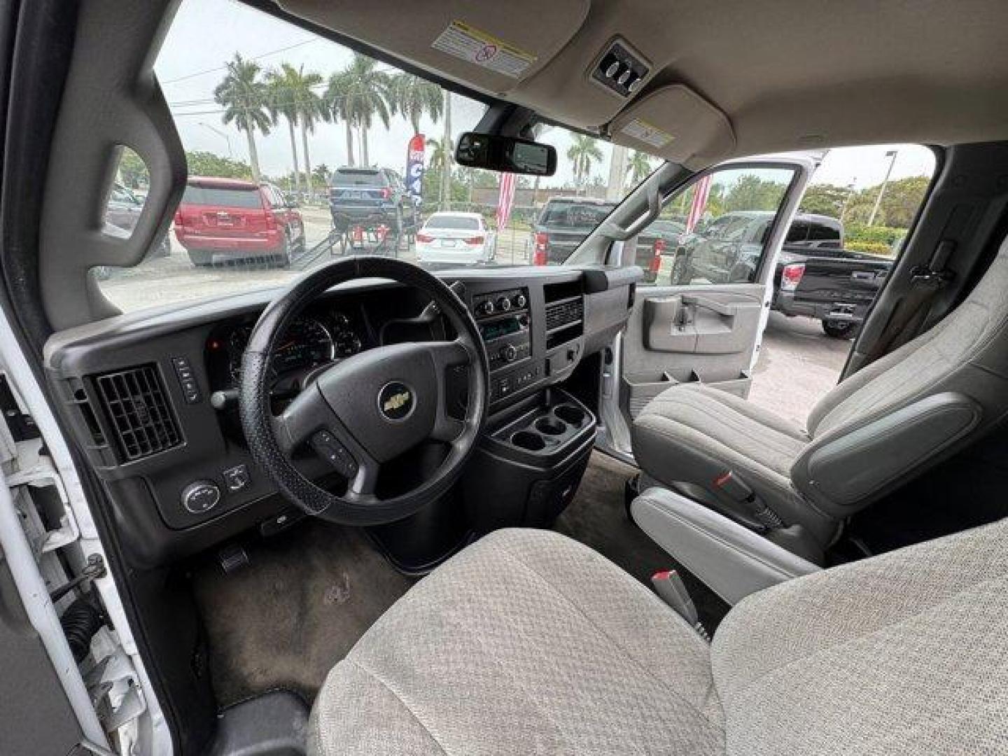 2019 Summit White /Medium Pewter Chevrolet Express Passenger (1GAZGPFP2K1) with an 6 4.3L engine, Automatic transmission, located at 27610 S Dixie Hwy, Homestead, FL, 33032, (305) 749-2348, 25.510241, -80.438301 - This Chevrolet Express Passenger delivers a Gas V6 4.3L/ engine powering this Automatic transmission. TRANSMISSION, 8-SPEED AUTOMATIC, ELECTRONICALLY CONTROLLED with overdrive and tow/haul mode. Includes Cruise Grade Braking and Powertrain Grade Braking (STD), SUMMIT WHITE, SHIP THRU, PRODUCED IN WE - Photo#10