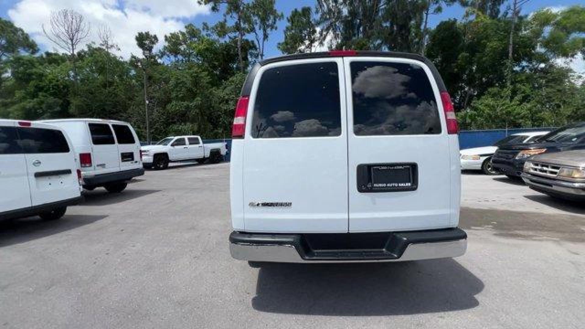 2019 Summit White /Medium Pewter Chevrolet Express Passenger (1GAZGPFP2K1) with an 6 4.3L engine, Automatic transmission, located at 27610 S Dixie Hwy, Homestead, FL, 33032, (305) 749-2348, 25.510241, -80.438301 - This Chevrolet Express Passenger delivers a Gas V6 4.3L/ engine powering this Automatic transmission. TRANSMISSION, 8-SPEED AUTOMATIC, ELECTRONICALLY CONTROLLED with overdrive and tow/haul mode. Includes Cruise Grade Braking and Powertrain Grade Braking (STD), SUMMIT WHITE, SHIP THRU, PRODUCED IN WE - Photo#4