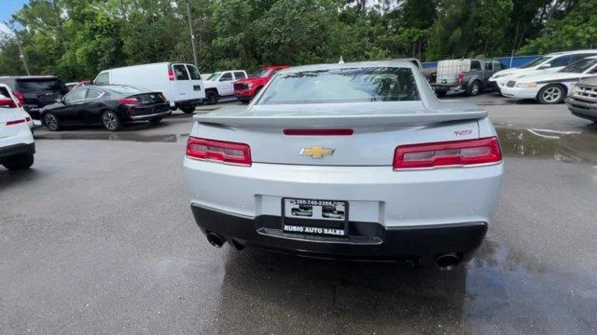 2015 Silver Ice Metallic /Black Chevrolet Camaro (2G1FF1E31F9) with an 6 3.6L engine, Automatic transmission, located at 27610 S Dixie Hwy, Homestead, FL, 33032, (305) 749-2348, 25.510241, -80.438301 - KBB.com Best Buy Awards Finalist. Only 95,974 Miles! Scores 27 Highway MPG and 18 City MPG! This Chevrolet Camaro boasts a Gas V6 3.6L/217 engine powering this Automatic transmission. WHEELS, 20 X 8 (50.8 CM X 20.3 CM) FRONT AND 20 X 9 (50.8 CM X 22.9 CM) REAR FLANGELESS, PAINTED ALUMINUM WITH BRIGH - Photo#3