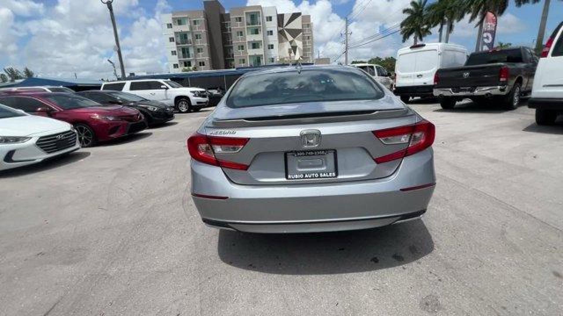 2018 Silver Honda Accord Sedan (1HGCV1F55JA) with an 4 1.5 L engine, Variable transmission, located at 27610 S Dixie Hwy, Homestead, FL, 33032, (305) 749-2348, 25.510241, -80.438301 - ALG Residual Value Awards, Residual Value Awards. Scores 38 Highway MPG and 30 City MPG! This Honda Accord Sedan boasts a Intercooled Turbo Regular Unleaded I-4 1.5 L/91 engine powering this Variable transmission. Wheels: 17 Machine-Finished Alloy, VSA Electronic Stability Control (ESC), Valet Funct - Photo#3