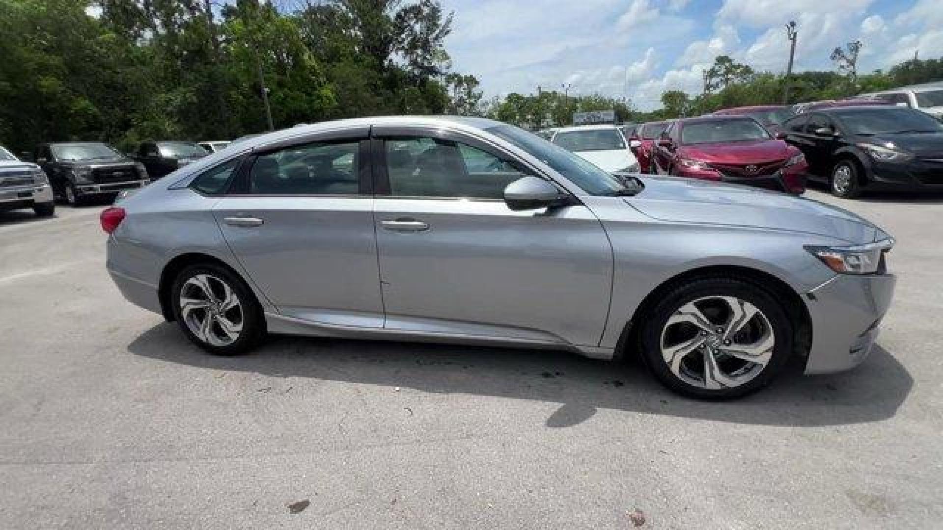 2018 Silver Honda Accord Sedan (1HGCV1F55JA) with an 4 1.5 L engine, Variable transmission, located at 27610 S Dixie Hwy, Homestead, FL, 33032, (305) 749-2348, 25.510241, -80.438301 - ALG Residual Value Awards, Residual Value Awards. Scores 38 Highway MPG and 30 City MPG! This Honda Accord Sedan boasts a Intercooled Turbo Regular Unleaded I-4 1.5 L/91 engine powering this Variable transmission. Wheels: 17 Machine-Finished Alloy, VSA Electronic Stability Control (ESC), Valet Funct - Photo#5