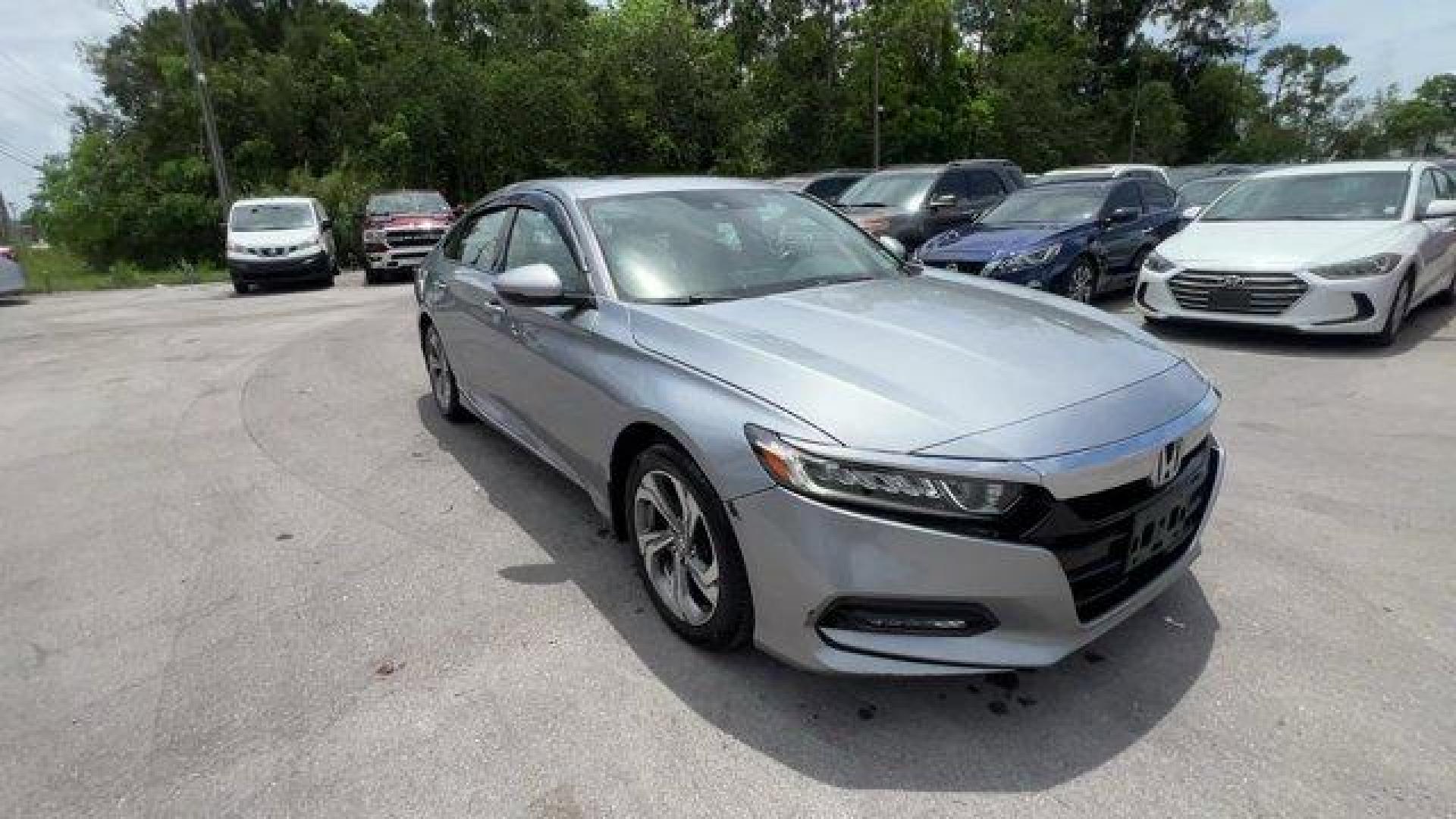 2018 Silver Honda Accord Sedan (1HGCV1F55JA) with an 4 1.5 L engine, Variable transmission, located at 27610 S Dixie Hwy, Homestead, FL, 33032, (305) 749-2348, 25.510241, -80.438301 - ALG Residual Value Awards, Residual Value Awards. Scores 38 Highway MPG and 30 City MPG! This Honda Accord Sedan boasts a Intercooled Turbo Regular Unleaded I-4 1.5 L/91 engine powering this Variable transmission. Wheels: 17 Machine-Finished Alloy, VSA Electronic Stability Control (ESC), Valet Funct - Photo#6