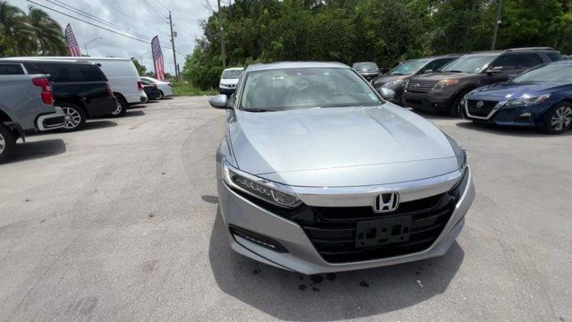 2018 Silver Honda Accord Sedan (1HGCV1F55JA) with an 4 1.5 L engine, Variable transmission, located at 27610 S Dixie Hwy, Homestead, FL, 33032, (305) 749-2348, 25.510241, -80.438301 - ALG Residual Value Awards, Residual Value Awards. Scores 38 Highway MPG and 30 City MPG! This Honda Accord Sedan boasts a Intercooled Turbo Regular Unleaded I-4 1.5 L/91 engine powering this Variable transmission. Wheels: 17 Machine-Finished Alloy, VSA Electronic Stability Control (ESC), Valet Funct - Photo#7