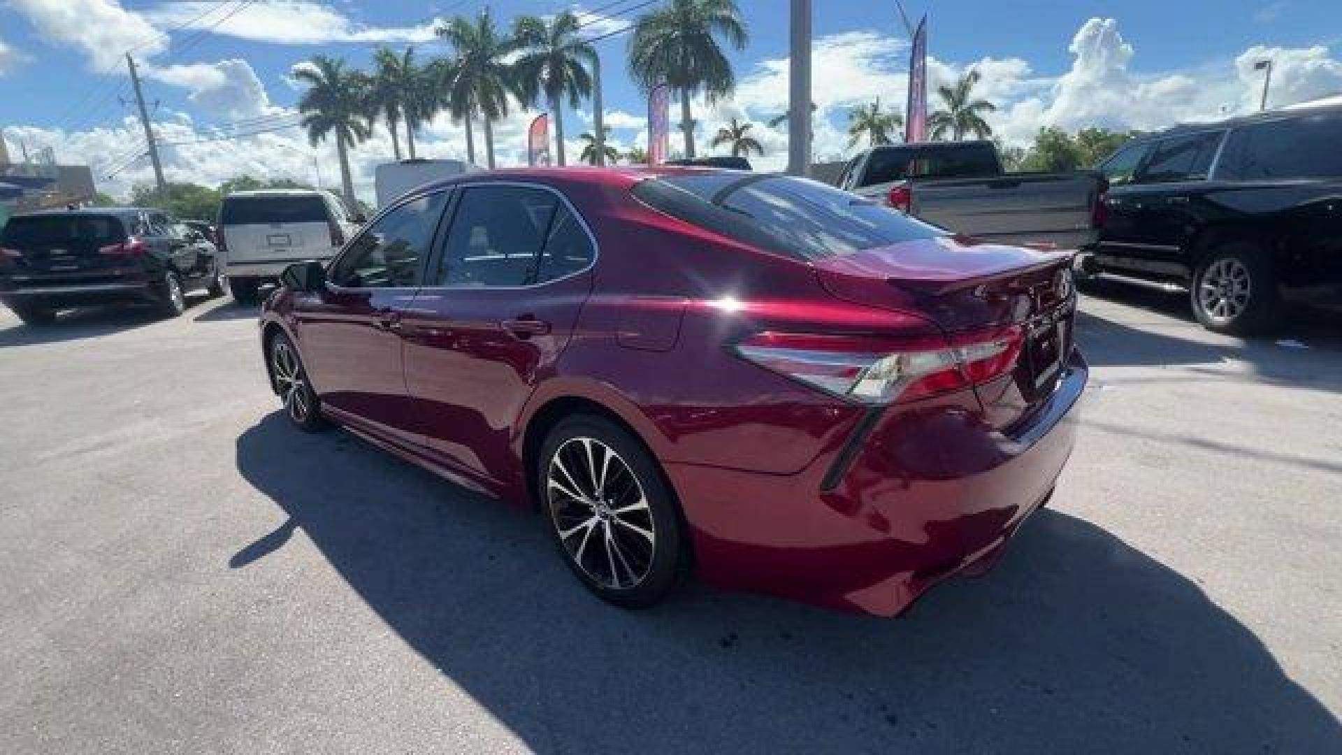 2018 Red Toyota Camry (4T1B11HK9JU) with an 4 2.5 L engine, Automatic transmission, located at 27610 S Dixie Hwy, Homestead, FL, 33032, (305) 749-2348, 25.510241, -80.438301 - KBB.com Best Family Sedans. This Toyota Camry boasts a Regular Unleaded I-4 2.5 L/152 engine powering this Automatic transmission. Window Grid Antenna, Variable Intermittent Wipers, Valet Function.*This Toyota Camry Comes Equipped with These Options *Trunk Rear Cargo Access, Trip Computer, Toyota Sa - Photo#2