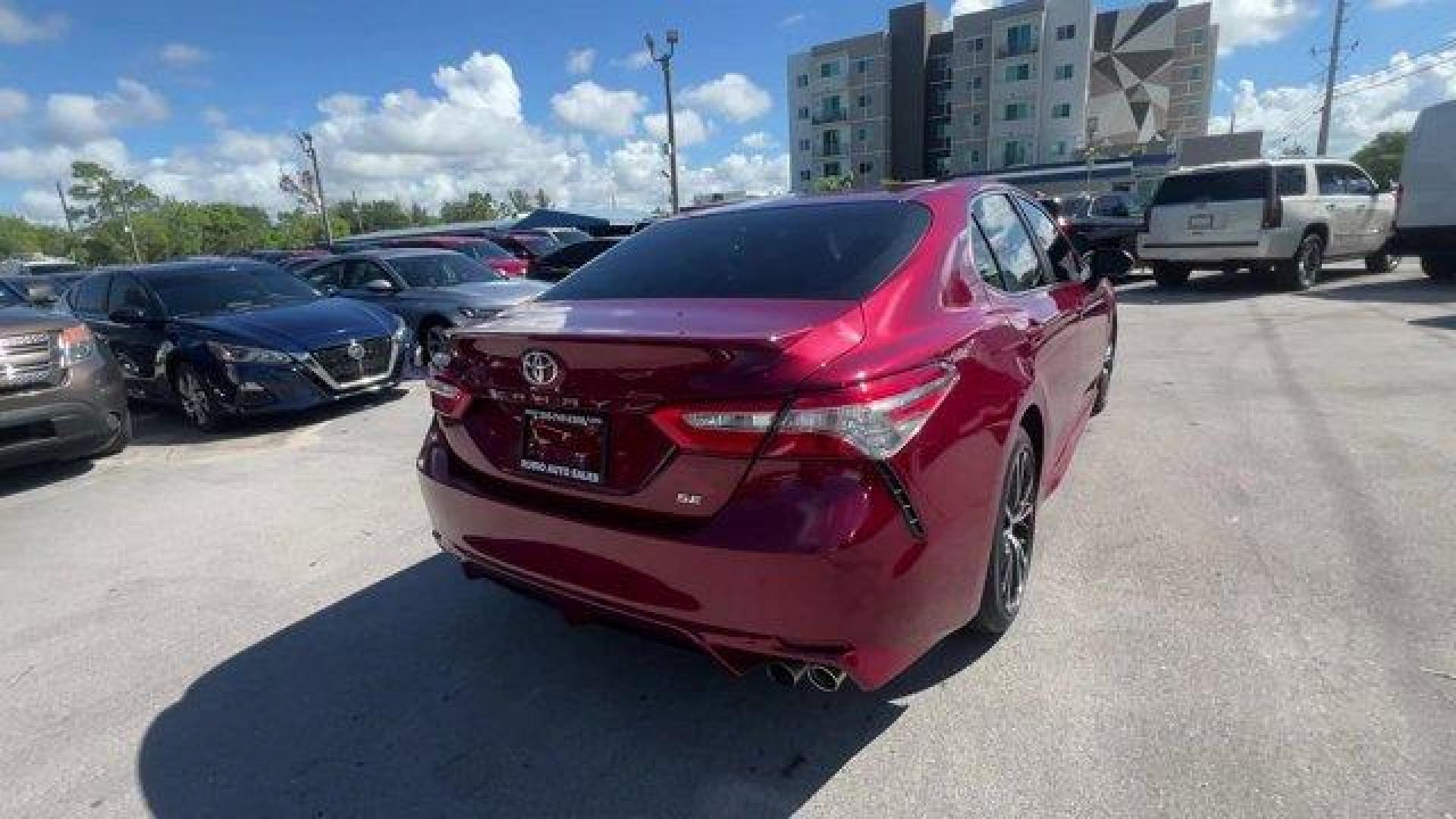 2018 Red Toyota Camry (4T1B11HK9JU) with an 4 2.5 L engine, Automatic transmission, located at 27610 S Dixie Hwy, Homestead, FL, 33032, (305) 749-2348, 25.510241, -80.438301 - KBB.com Best Family Sedans. This Toyota Camry boasts a Regular Unleaded I-4 2.5 L/152 engine powering this Automatic transmission. Window Grid Antenna, Variable Intermittent Wipers, Valet Function.*This Toyota Camry Comes Equipped with These Options *Trunk Rear Cargo Access, Trip Computer, Toyota Sa - Photo#4