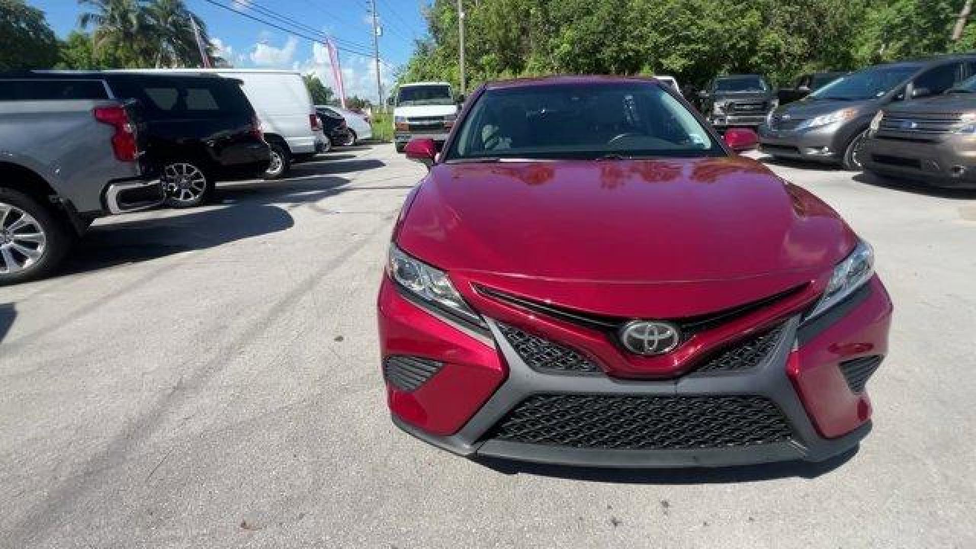 2018 Red Toyota Camry (4T1B11HK9JU) with an 4 2.5 L engine, Automatic transmission, located at 27610 S Dixie Hwy, Homestead, FL, 33032, (305) 749-2348, 25.510241, -80.438301 - KBB.com Best Family Sedans. This Toyota Camry boasts a Regular Unleaded I-4 2.5 L/152 engine powering this Automatic transmission. Window Grid Antenna, Variable Intermittent Wipers, Valet Function.*This Toyota Camry Comes Equipped with These Options *Trunk Rear Cargo Access, Trip Computer, Toyota Sa - Photo#7