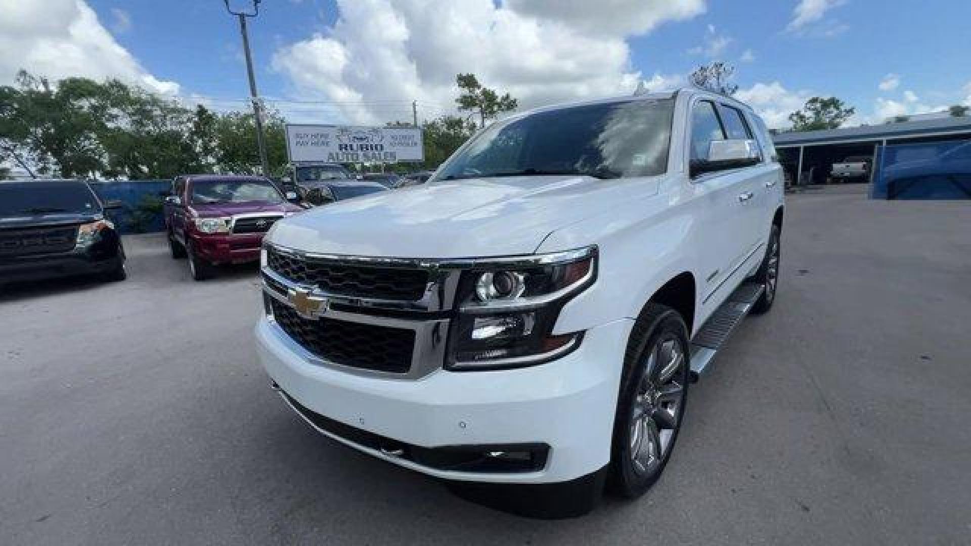 2018 Summit White /Jet Black Chevrolet Tahoe (1GNSCBKC0JR) with an 8 5.3L engine, Automatic transmission, located at 27610 S Dixie Hwy, Homestead, FL, 33032, (305) 749-2348, 25.510241, -80.438301 - KBB.com 5-Year Cost to Own Awards. Only 63,728 Miles! Delivers 23 Highway MPG and 16 City MPG! This Chevrolet Tahoe delivers a Gas/Ethanol V8 5.3L/325 engine powering this Automatic transmission. WHEELS, 22 (55.9 CM) PREMIUM PAINTED with chrome inserts, TRANSMISSION, 6-SPEED AUTOMATIC, ELECTRONICALL - Photo#0