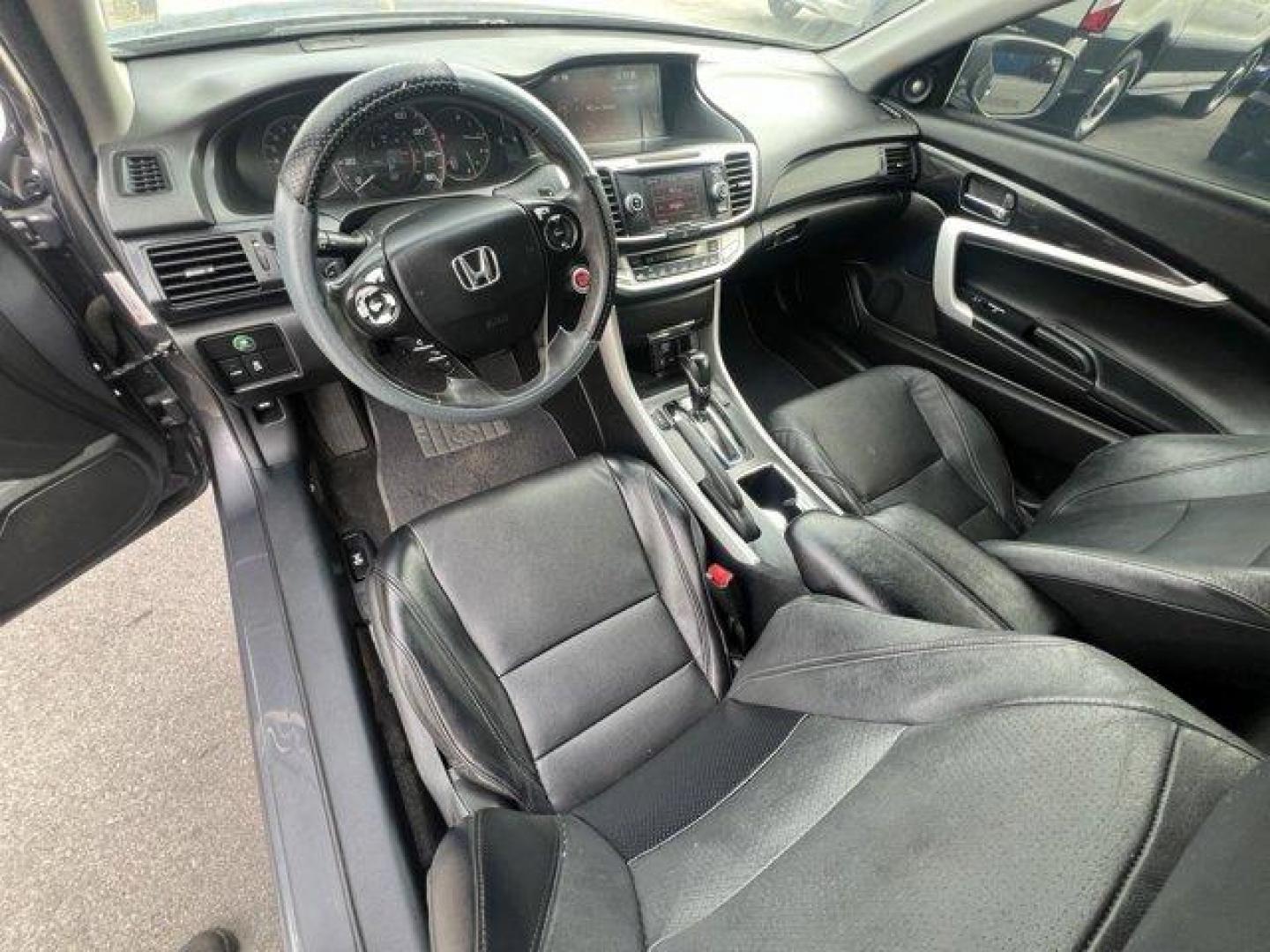 2013 Gray Honda Accord Cpe (1HGCT1B85DA) with an 4 2.4L engine, Variable transmission, located at 27610 S Dixie Hwy, Homestead, FL, 33032, (305) 749-2348, 25.510241, -80.438301 - KBB.com Brand Image Awards. Only 117,010 Miles! Boasts 35 Highway MPG and 26 City MPG! This Honda Accord Cpe delivers a Gas I4 2.4L/144 engine powering this Variable transmission. XM satellite radio (subscription required), Vehicle Stability Assist (VSA) w/traction control, Variable pwr rack and p - Photo#11