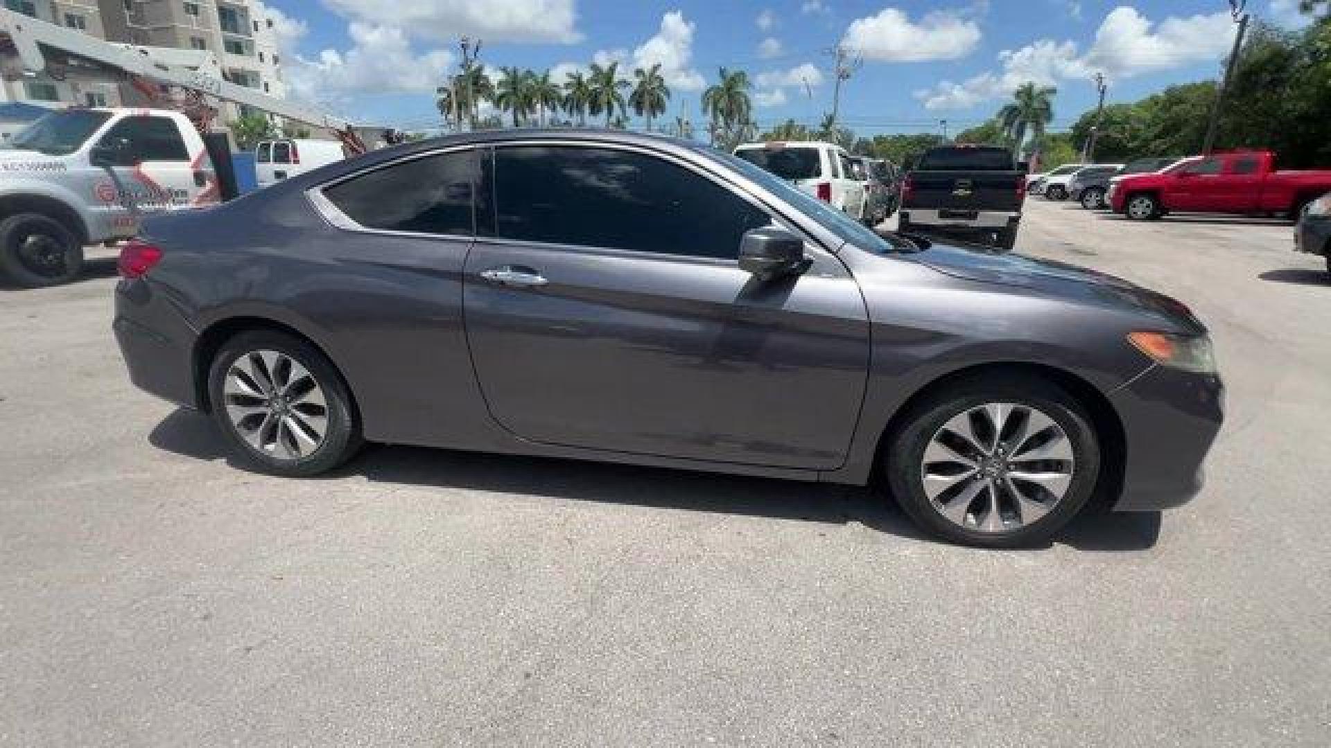 2013 Gray Honda Accord Cpe (1HGCT1B85DA) with an 4 2.4L engine, Variable transmission, located at 27610 S Dixie Hwy, Homestead, FL, 33032, (305) 749-2348, 25.510241, -80.438301 - KBB.com Brand Image Awards. Only 117,010 Miles! Boasts 35 Highway MPG and 26 City MPG! This Honda Accord Cpe delivers a Gas I4 2.4L/144 engine powering this Variable transmission. XM satellite radio (subscription required), Vehicle Stability Assist (VSA) w/traction control, Variable pwr rack and p - Photo#5