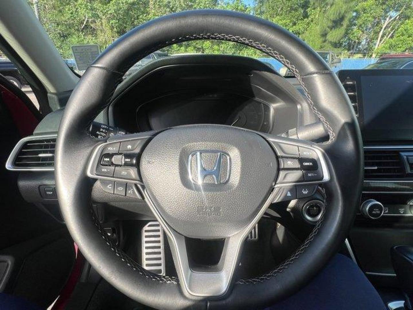 2022 Red Honda Accord Sedan (1HGCV1F46NA) with an 4 1.5 L engine, Variable transmission, located at 27610 S Dixie Hwy, Homestead, FL, 33032, (305) 749-2348, 25.510241, -80.438301 - Scores 35 Highway MPG and 29 City MPG! This Honda Accord Sedan boasts a Intercooled Turbo Regular Unleaded I-4 1.5 L/91 engine powering this Variable transmission. Wheels: 19 Machine-Finished Alloy w/Black Inserts, Vehicle Stability Assist (VSA) Electronic Stability Control (ESC), Valet Function.* T - Photo#8