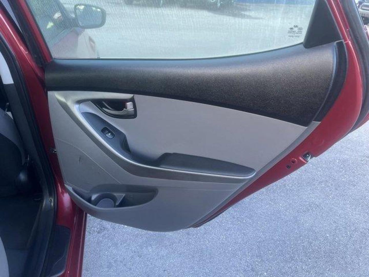 2014 Venetian Red /Gray Hyundai Elantra (5NPDH4AE1EH) with an 4 1.8 L engine, Automatic transmission, located at 27610 S Dixie Hwy, Homestead, FL, 33032, (305) 749-2348, 25.510241, -80.438301 - IIHS Top Safety Pick. Scores 38 Highway MPG and 28 City MPG! This Hyundai Elantra boasts a Regular Unleaded I-4 1.8 L/110 engine powering this Automatic transmission. VENETIAN RED, OPTION GROUP 1, GRAY, PREMIUM CLOTH SEAT TRIM.* This Hyundai Elantra Features the Following Options *Window Grid Antenn - Photo#11