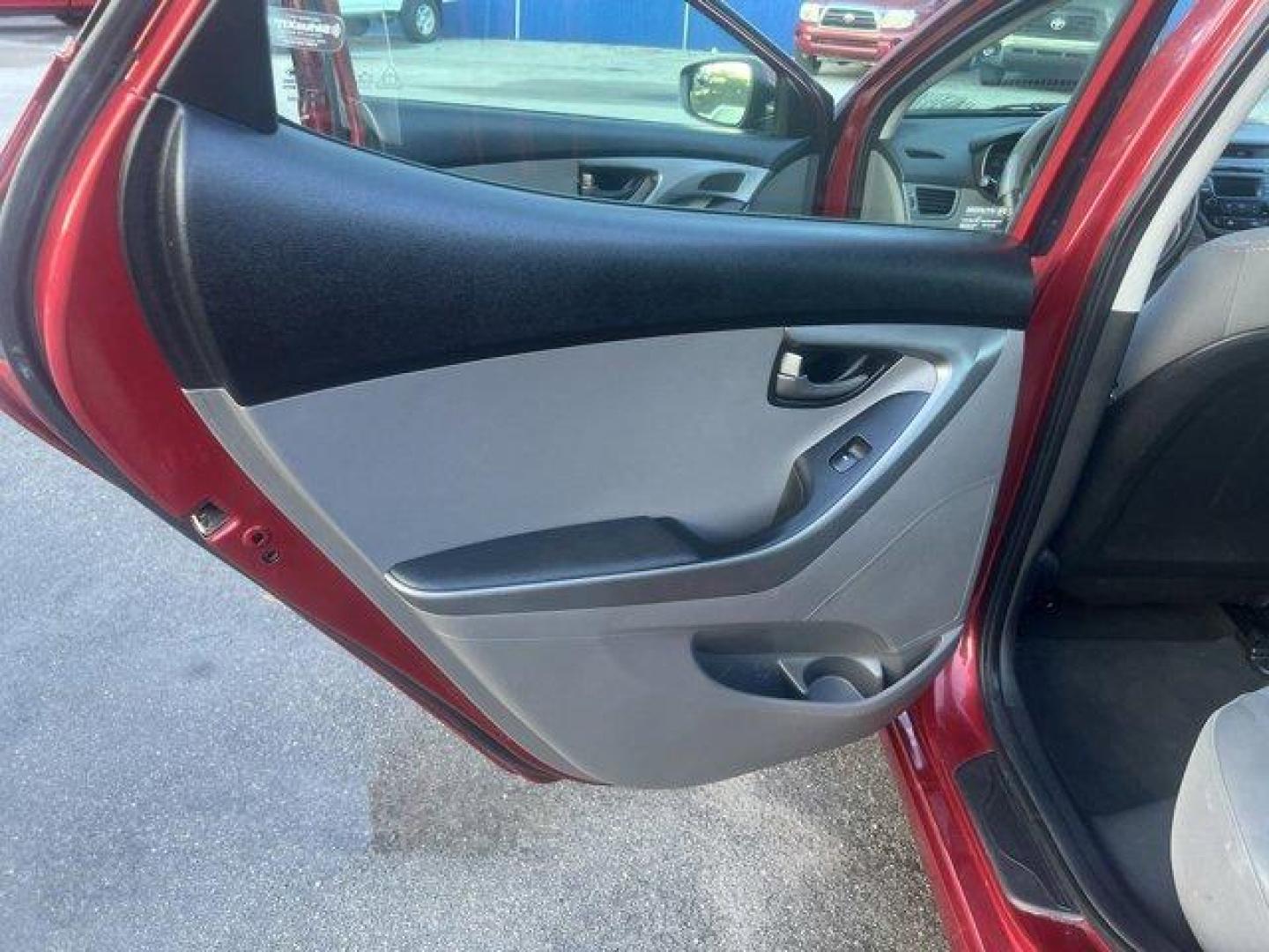 2014 Venetian Red /Gray Hyundai Elantra (5NPDH4AE1EH) with an 4 1.8 L engine, Automatic transmission, located at 27610 S Dixie Hwy, Homestead, FL, 33032, (305) 749-2348, 25.510241, -80.438301 - IIHS Top Safety Pick. Scores 38 Highway MPG and 28 City MPG! This Hyundai Elantra boasts a Regular Unleaded I-4 1.8 L/110 engine powering this Automatic transmission. VENETIAN RED, OPTION GROUP 1, GRAY, PREMIUM CLOTH SEAT TRIM.* This Hyundai Elantra Features the Following Options *Window Grid Antenn - Photo#12