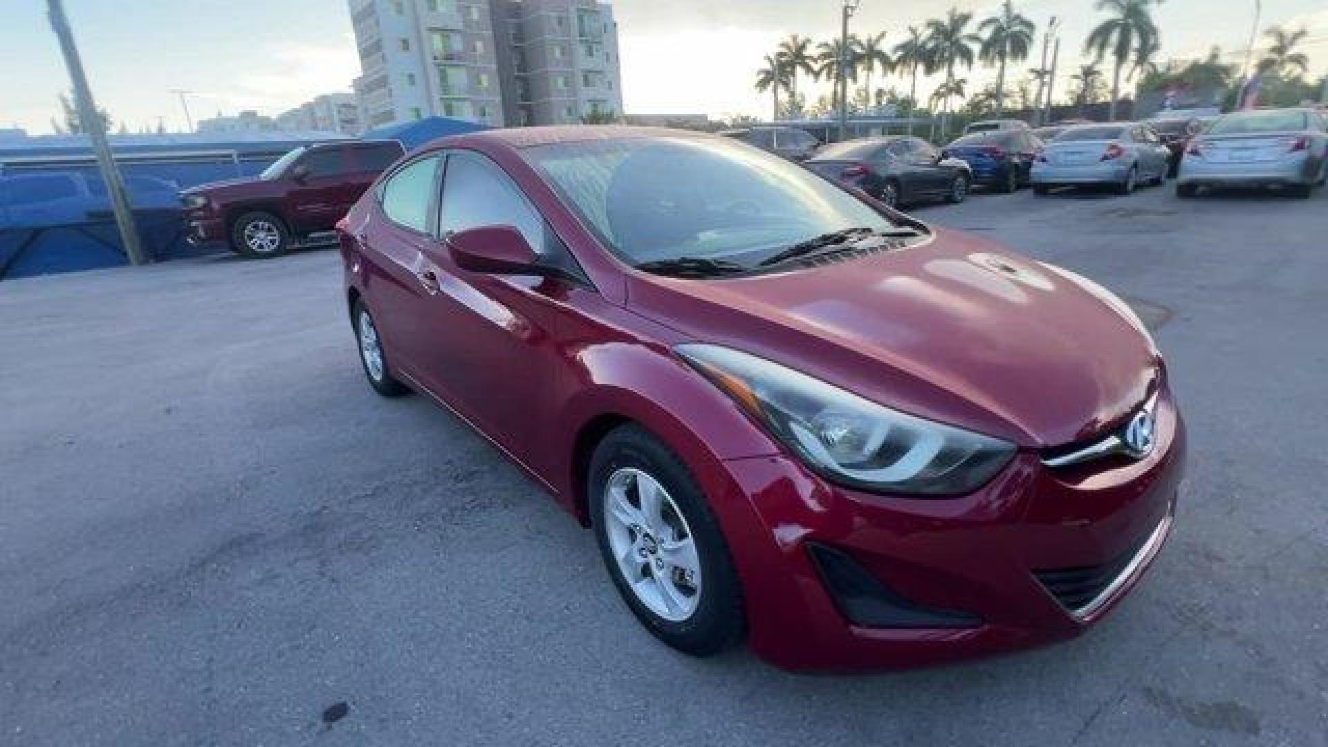 2014 Venetian Red /Gray Hyundai Elantra (5NPDH4AE1EH) with an 4 1.8 L engine, Automatic transmission, located at 27610 S Dixie Hwy, Homestead, FL, 33032, (305) 749-2348, 25.510241, -80.438301 - IIHS Top Safety Pick. Scores 38 Highway MPG and 28 City MPG! This Hyundai Elantra boasts a Regular Unleaded I-4 1.8 L/110 engine powering this Automatic transmission. VENETIAN RED, OPTION GROUP 1, GRAY, PREMIUM CLOTH SEAT TRIM.* This Hyundai Elantra Features the Following Options *Window Grid Antenn - Photo#6