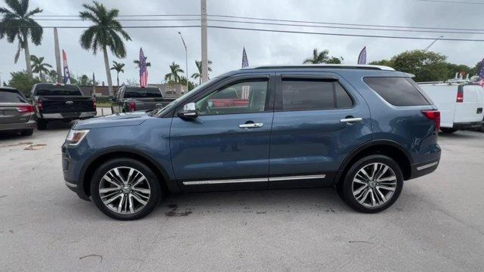 2018 Blue Ford Explorer (1FM5K8HT9JG) with an 6 3.5 L engine, Automatic transmission, located at 27610 S Dixie Hwy, Homestead, FL, 33032, (305) 749-2348, 25.510241, -80.438301 - KBB.com 10 Most Awarded Brands. Only 44,074 Miles! Scores 22 Highway MPG and 16 City MPG! This Ford Explorer boasts a Twin Turbo Premium Unleaded V-6 3.5 L/213 engine powering this Automatic transmission. ENGINE: 3.5L V6 ECOBOOST (STD), Wheels: 20 Bright Machined Face Aluminum -inc: dark tarnish-pai - Photo#1