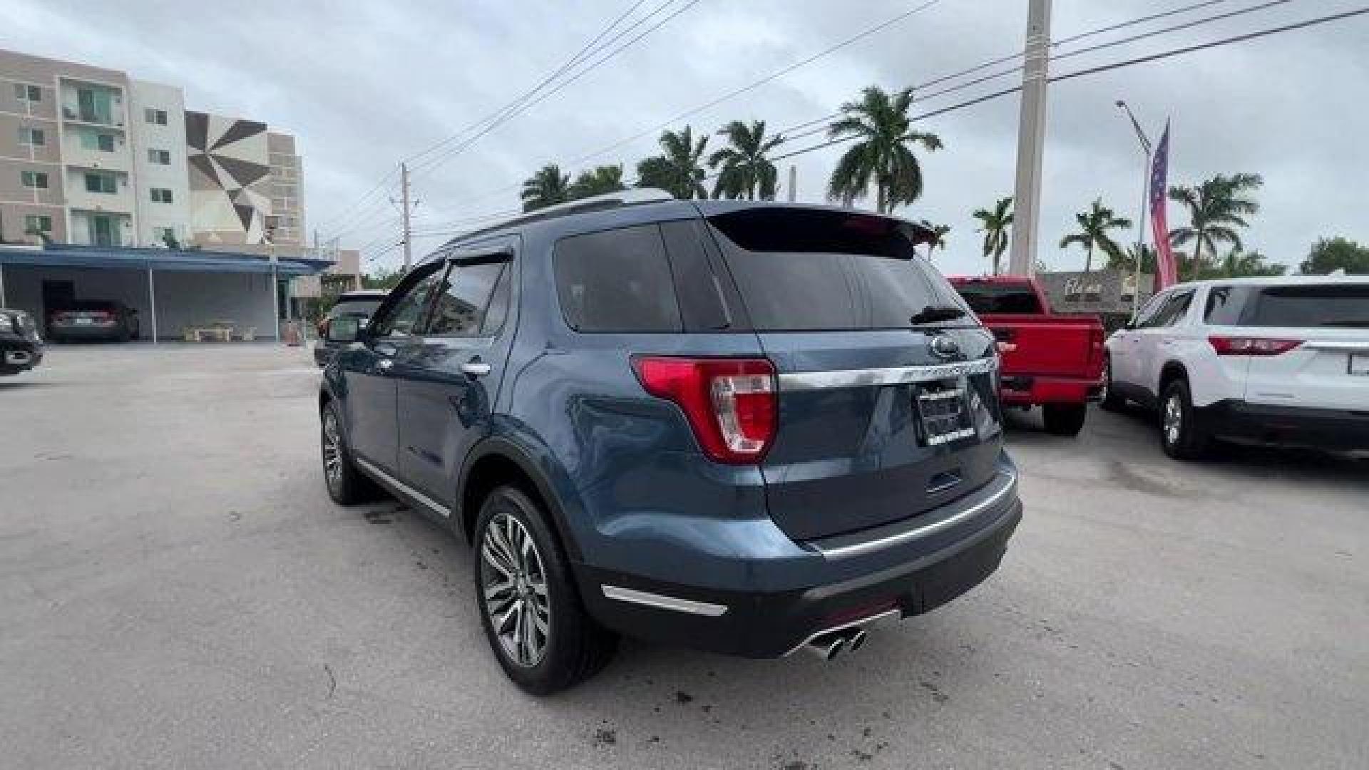 2018 Blue Ford Explorer (1FM5K8HT9JG) with an 6 3.5 L engine, Automatic transmission, located at 27610 S Dixie Hwy, Homestead, FL, 33032, (305) 749-2348, 25.510241, -80.438301 - KBB.com 10 Most Awarded Brands. Only 44,074 Miles! Scores 22 Highway MPG and 16 City MPG! This Ford Explorer boasts a Twin Turbo Premium Unleaded V-6 3.5 L/213 engine powering this Automatic transmission. ENGINE: 3.5L V6 ECOBOOST (STD), Wheels: 20 Bright Machined Face Aluminum -inc: dark tarnish-pai - Photo#2