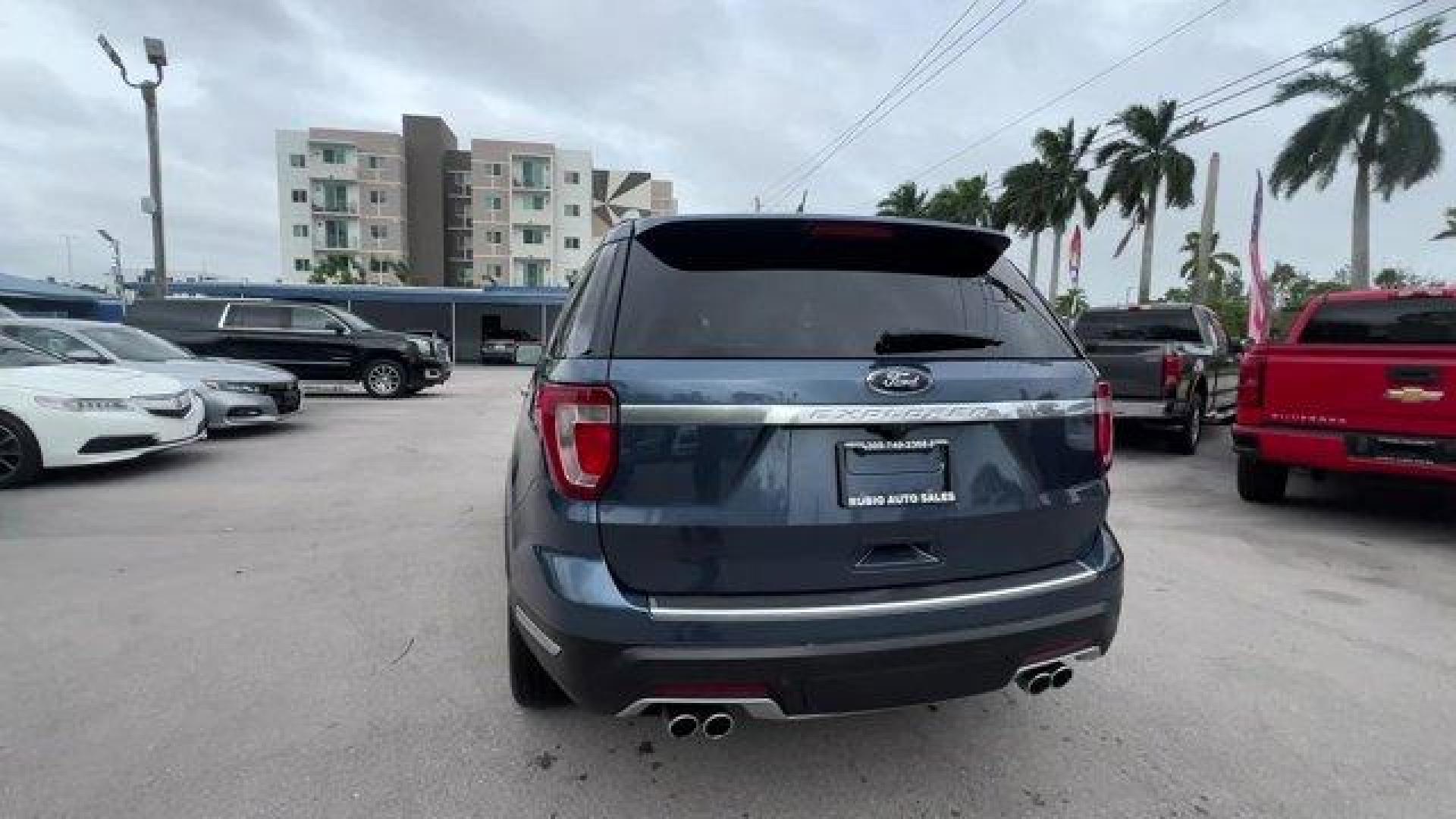 2018 Blue Ford Explorer (1FM5K8HT9JG) with an 6 3.5 L engine, Automatic transmission, located at 27610 S Dixie Hwy, Homestead, FL, 33032, (305) 749-2348, 25.510241, -80.438301 - KBB.com 10 Most Awarded Brands. Only 44,074 Miles! Scores 22 Highway MPG and 16 City MPG! This Ford Explorer boasts a Twin Turbo Premium Unleaded V-6 3.5 L/213 engine powering this Automatic transmission. ENGINE: 3.5L V6 ECOBOOST (STD), Wheels: 20 Bright Machined Face Aluminum -inc: dark tarnish-pai - Photo#3