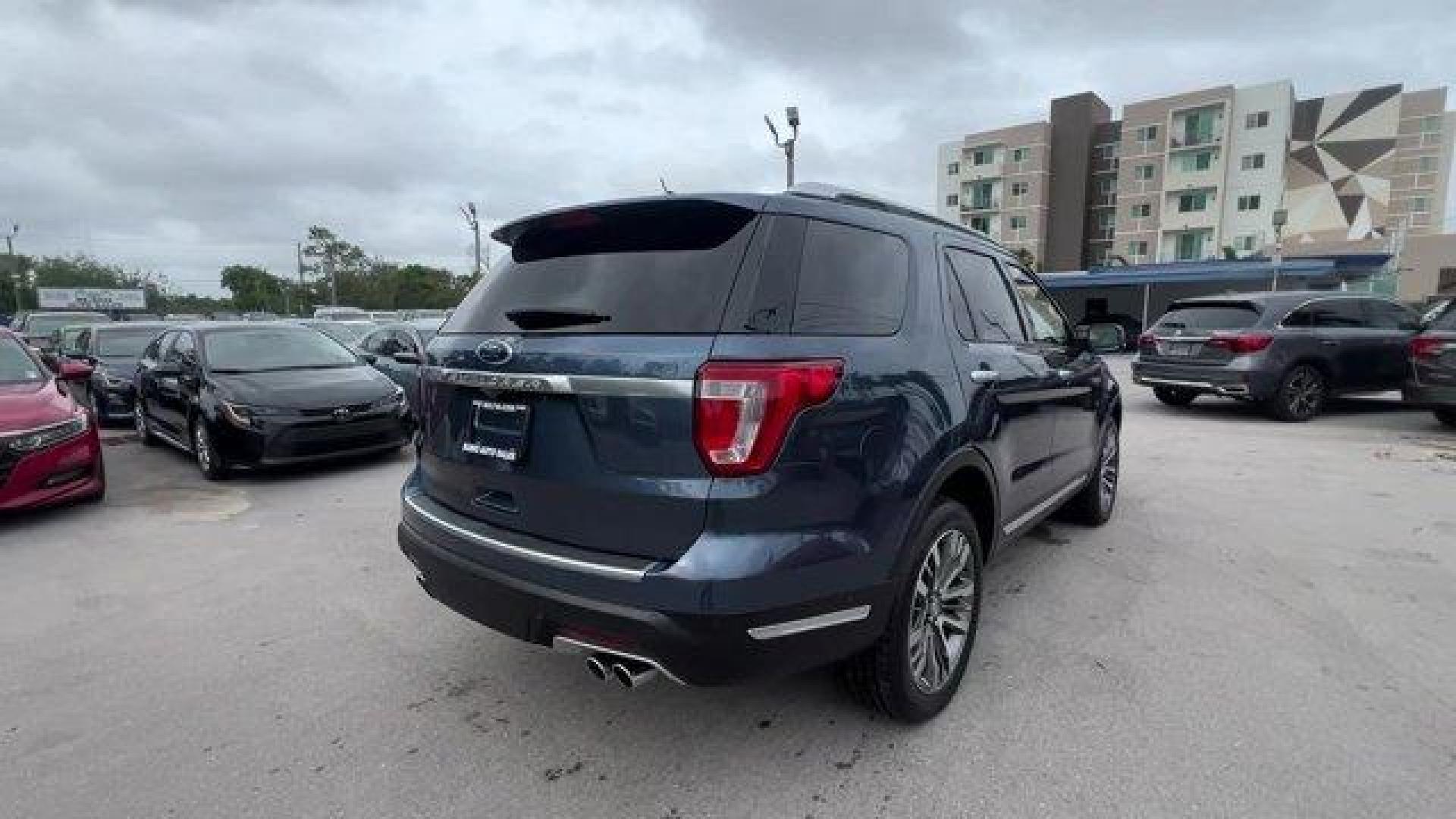 2018 Blue Ford Explorer (1FM5K8HT9JG) with an 6 3.5 L engine, Automatic transmission, located at 27610 S Dixie Hwy, Homestead, FL, 33032, (305) 749-2348, 25.510241, -80.438301 - KBB.com 10 Most Awarded Brands. Only 44,074 Miles! Scores 22 Highway MPG and 16 City MPG! This Ford Explorer boasts a Twin Turbo Premium Unleaded V-6 3.5 L/213 engine powering this Automatic transmission. ENGINE: 3.5L V6 ECOBOOST (STD), Wheels: 20 Bright Machined Face Aluminum -inc: dark tarnish-pai - Photo#4