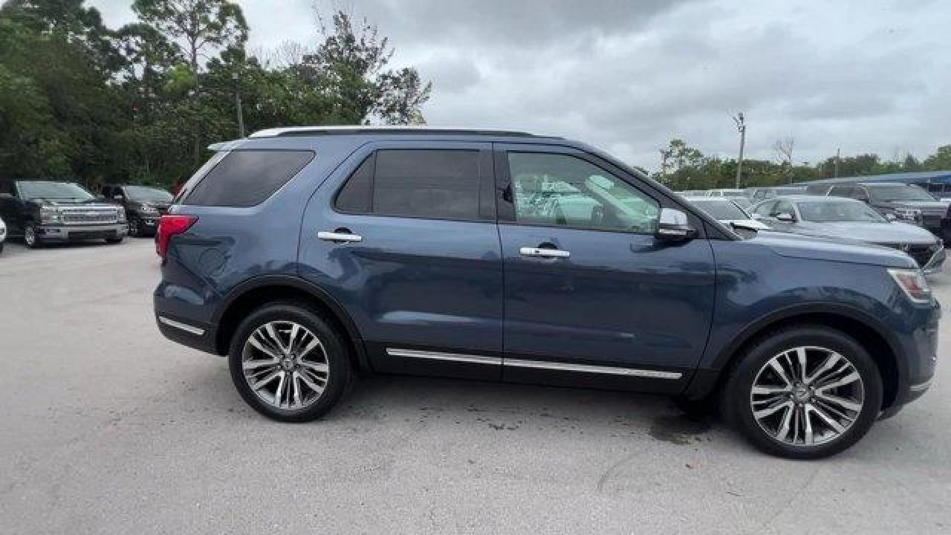 2018 Blue Ford Explorer (1FM5K8HT9JG) with an 6 3.5 L engine, Automatic transmission, located at 27610 S Dixie Hwy, Homestead, FL, 33032, (305) 749-2348, 25.510241, -80.438301 - KBB.com 10 Most Awarded Brands. Only 44,074 Miles! Scores 22 Highway MPG and 16 City MPG! This Ford Explorer boasts a Twin Turbo Premium Unleaded V-6 3.5 L/213 engine powering this Automatic transmission. ENGINE: 3.5L V6 ECOBOOST (STD), Wheels: 20 Bright Machined Face Aluminum -inc: dark tarnish-pai - Photo#5