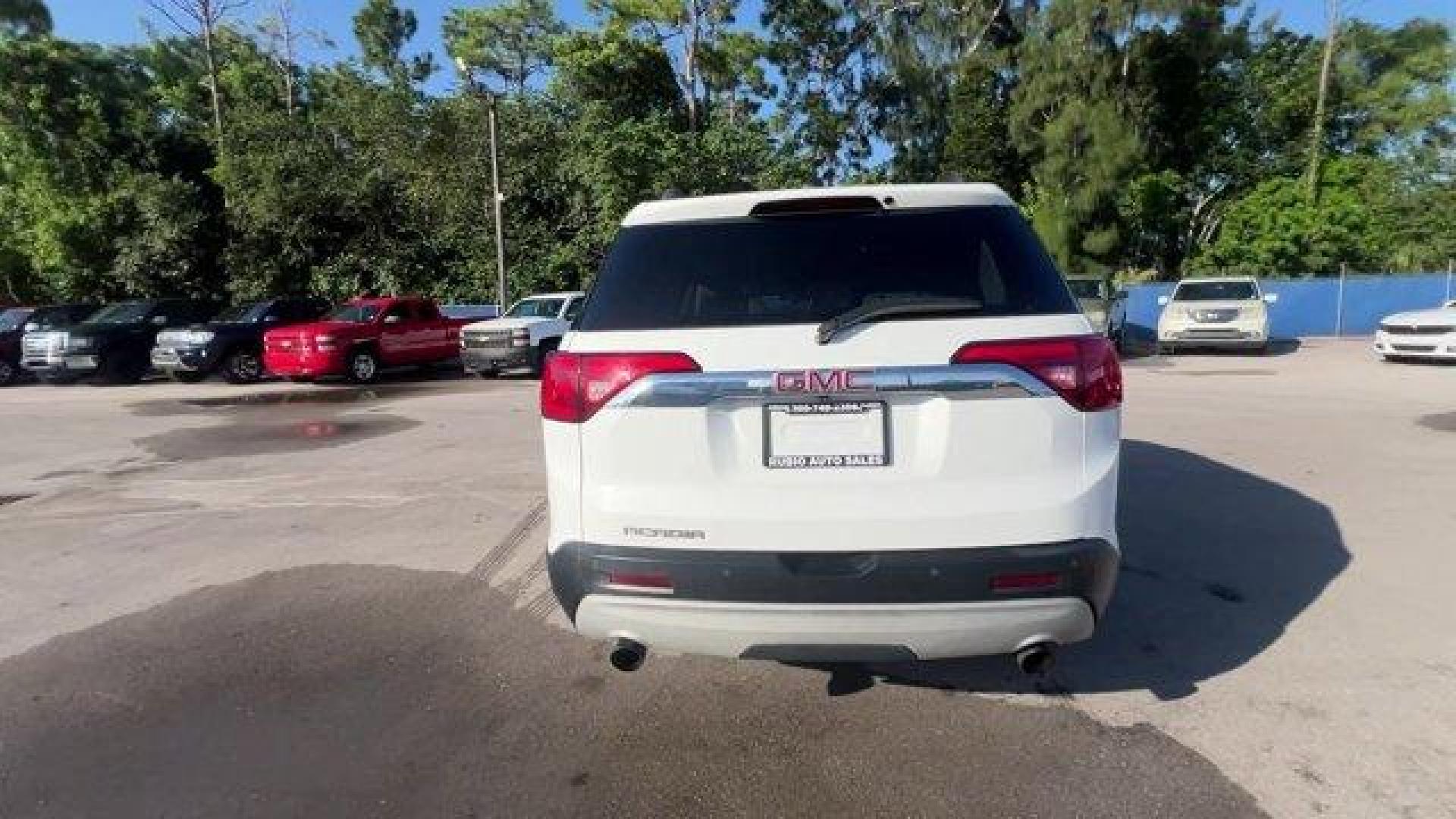 2018 Summit White /Cocoa/ Light Ash Gray GMC Acadia (1GKKNMLS3JZ) with an 6 3.6L engine, Automatic transmission, located at 27610 S Dixie Hwy, Homestead, FL, 33032, (305) 749-2348, 25.510241, -80.438301 - KBB.com 10 Most Affordable 3-Row Vehicles. Boasts 25 Highway MPG and 18 City MPG! This GMC Acadia boasts a Gas V6 3.6L/223 engine powering this Automatic transmission. WHEELS, 4 - 18 X 7.5 (45.7 CM X 19.1 CM) ALUMINUM (STD), TRANSMISSION, 6-SPEED AUTOMATIC, TIRES, P235/65R18 ALL-SEASON, H-RATED, BLA - Photo#3