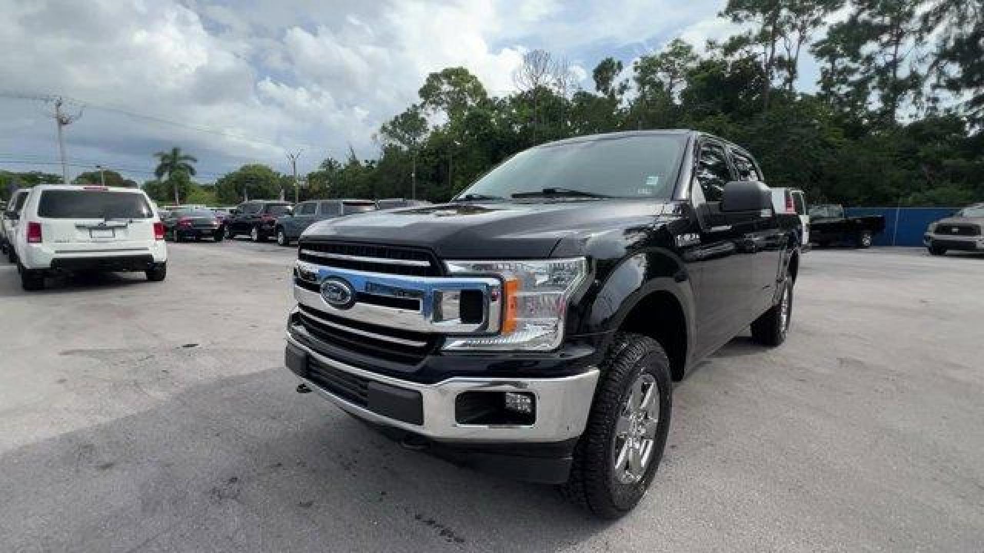 2018 Black Ford F-150 (1FTEW1E56JF) with an 8 5.0 L engine, Automatic transmission, located at 27610 S Dixie Hwy, Homestead, FL, 33032, (305) 749-2348, 25.510241, -80.438301 - KBB.com 10 Most Awarded Brands. This Ford F-150 delivers a Regular Unleaded V8 5.0 L engine powering this Automatic transmission. ENGINE: 5.0L V8 -inc: auto start-stop technology and flex-fuel capability, (STD), Transmission w/SelectShift Sequential Shift Control, Towing Equipment -inc: Trailer Sway - Photo#0