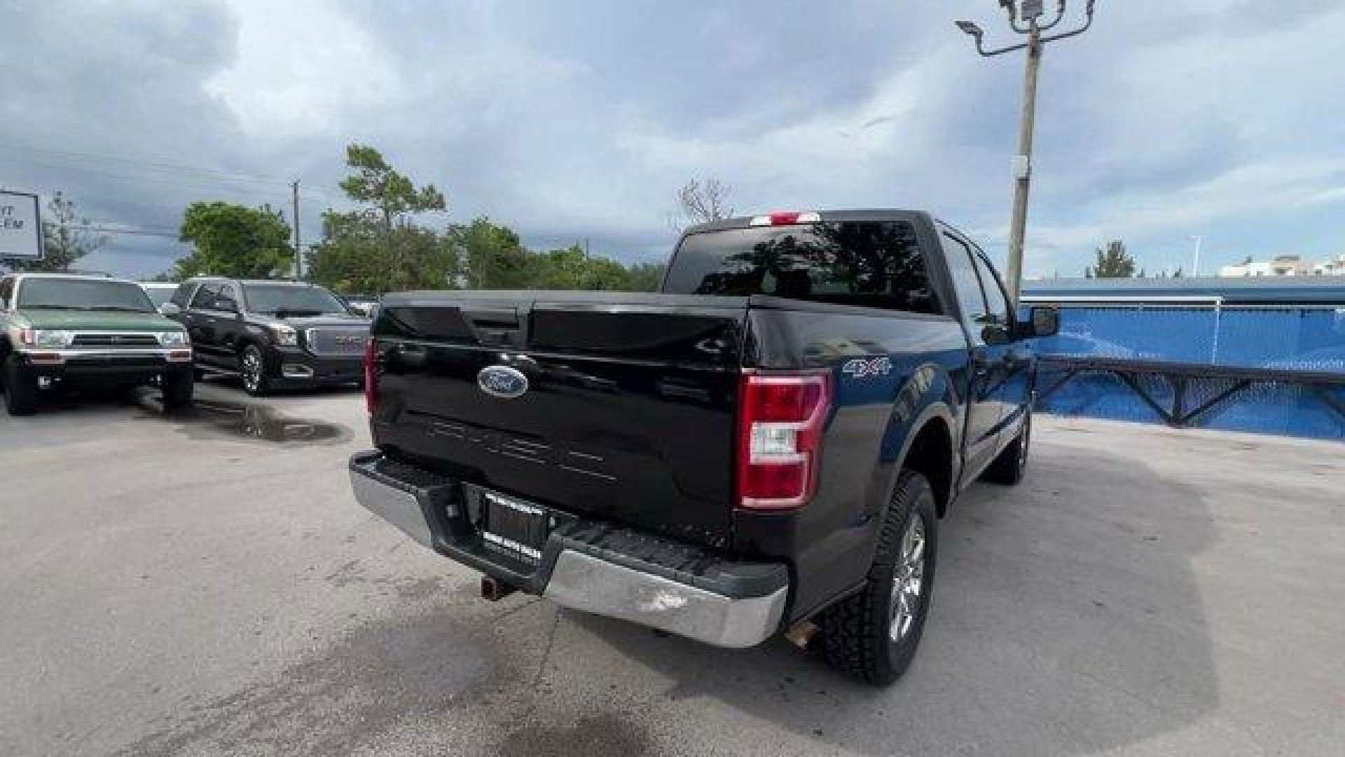 2018 Black Ford F-150 (1FTEW1E56JF) with an 8 5.0 L engine, Automatic transmission, located at 27610 S Dixie Hwy, Homestead, FL, 33032, (305) 749-2348, 25.510241, -80.438301 - KBB.com 10 Most Awarded Brands. This Ford F-150 delivers a Regular Unleaded V8 5.0 L engine powering this Automatic transmission. ENGINE: 5.0L V8 -inc: auto start-stop technology and flex-fuel capability, (STD), Transmission w/SelectShift Sequential Shift Control, Towing Equipment -inc: Trailer Sway - Photo#4