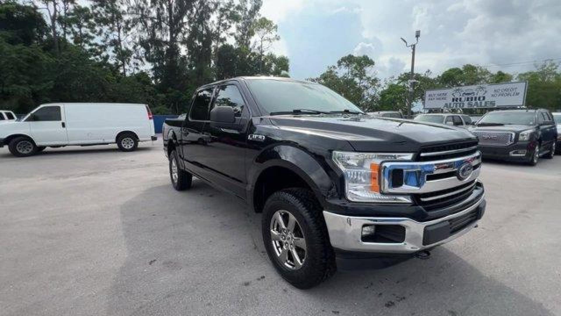 2018 Black Ford F-150 (1FTEW1E56JF) with an 8 5.0 L engine, Automatic transmission, located at 27610 S Dixie Hwy, Homestead, FL, 33032, (305) 749-2348, 25.510241, -80.438301 - KBB.com 10 Most Awarded Brands. This Ford F-150 delivers a Regular Unleaded V8 5.0 L engine powering this Automatic transmission. ENGINE: 5.0L V8 -inc: auto start-stop technology and flex-fuel capability, (STD), Transmission w/SelectShift Sequential Shift Control, Towing Equipment -inc: Trailer Sway - Photo#6