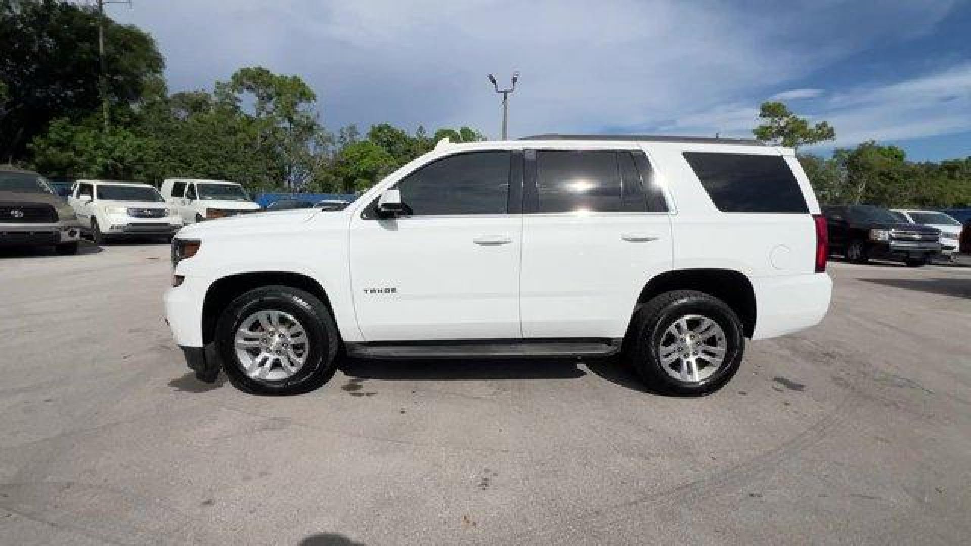 2017 Summit White /Cocoa/Dune Chevrolet Tahoe (1GNSCBKCXHR) with an 8 5.3L engine, Automatic transmission, located at 27610 S Dixie Hwy, Homestead, FL, 33032, (305) 749-2348, 25.510241, -80.438301 - KBB.com 5-Year Cost to Own Awards. Delivers 23 Highway MPG and 16 City MPG! This Chevrolet Tahoe delivers a Gas/Ethanol V8 5.3L/325 engine powering this Automatic transmission. WHEELS, 18 X 8.5 (45.7 CM X 21.6 CM) ALUMINUM WITH HIGH-POLISHED FINISH (STD), TRANSMISSION, 6-SPEED AUTOMATIC, ELECTRONICA - Photo#1