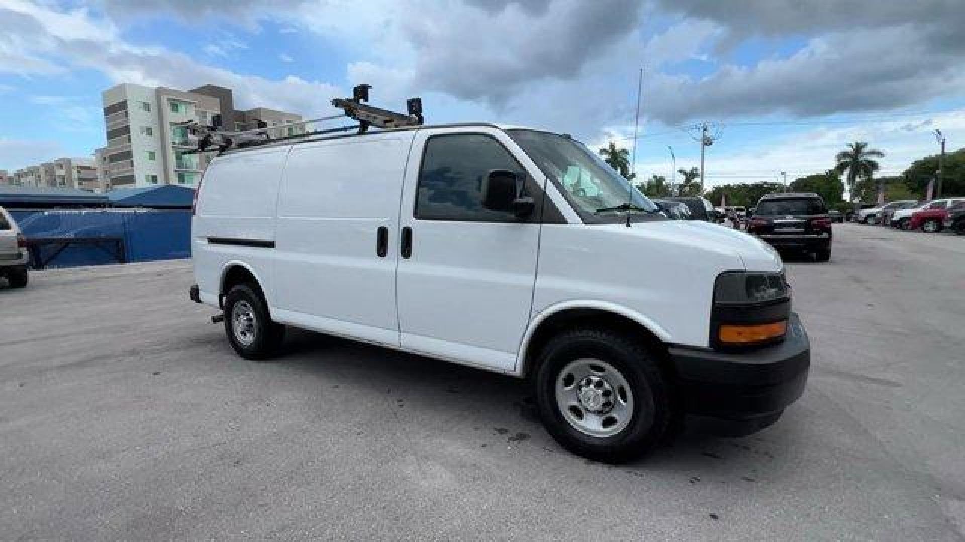 2019 Summit White /Medium Pewter Chevrolet Express Cargo Van (1GCWGAFP0K1) with an 6 4.3L engine, Automatic transmission, located at 27610 S Dixie Hwy, Homestead, FL, 33032, (305) 749-2348, 25.510241, -80.438301 - This Chevrolet Express Cargo Van delivers a Gas V6 4.3L/ engine powering this Automatic transmission. VISORS, DRIVER AND FRONT PASSENGER vinyl in lieu of standard cloth, TRANSMISSION, 8-SPEED AUTOMATIC, ELECTRONICALLY CONTROLLED with overdrive and tow/haul mode, includes Cruise Grade Braking and Pow - Photo#6