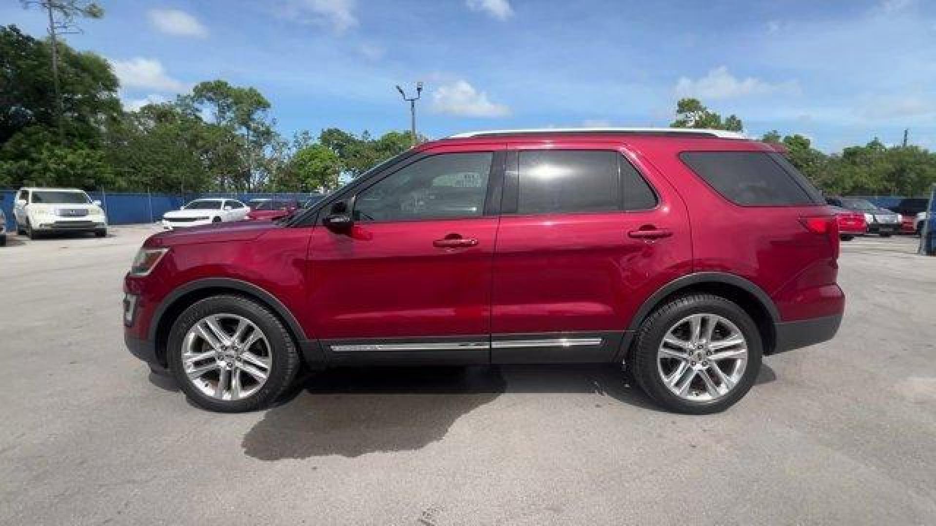 2016 Red Ford Explorer (1FM5K7D88GG) with an 6 3.5 L engine, Automatic transmission, located at 27610 S Dixie Hwy, Homestead, FL, 33032, (305) 749-2348, 25.510241, -80.438301 - KBB.com 5-Year Cost to Own Awards. Delivers 24 Highway MPG and 17 City MPG! This Ford Explorer boasts a Regular Unleaded V-6 3.5 L/213 engine powering this Automatic transmission. Wheels: 18 Painted Aluminum, Valet Function, Unique Cloth Bucket Seats -inc: 10-way power driver seat w/power lumbar and - Photo#1