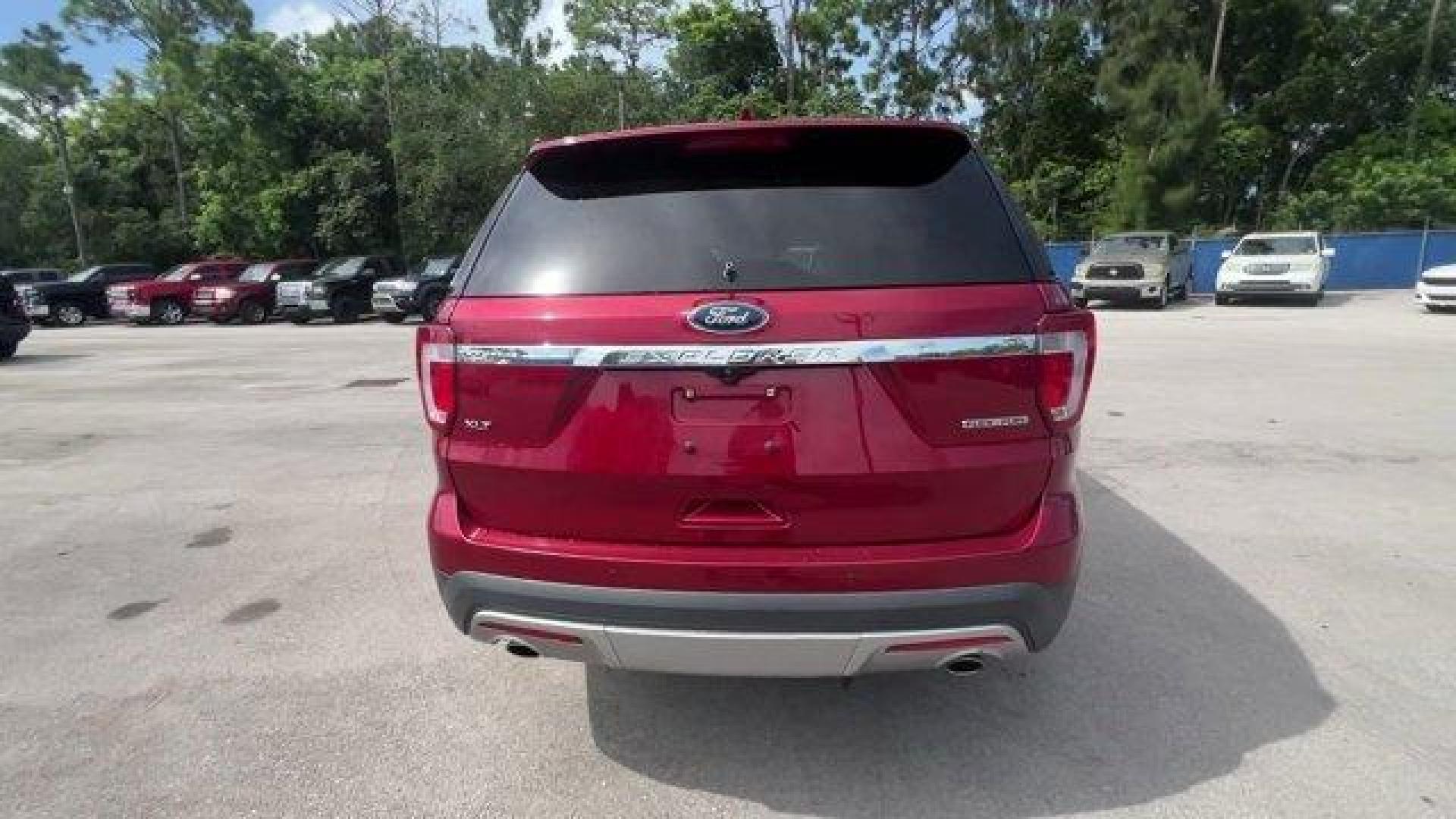 2016 Red Ford Explorer (1FM5K7D88GG) with an 6 3.5 L engine, Automatic transmission, located at 27610 S Dixie Hwy, Homestead, FL, 33032, (305) 749-2348, 25.510241, -80.438301 - KBB.com 5-Year Cost to Own Awards. Delivers 24 Highway MPG and 17 City MPG! This Ford Explorer boasts a Regular Unleaded V-6 3.5 L/213 engine powering this Automatic transmission. Wheels: 18 Painted Aluminum, Valet Function, Unique Cloth Bucket Seats -inc: 10-way power driver seat w/power lumbar and - Photo#3