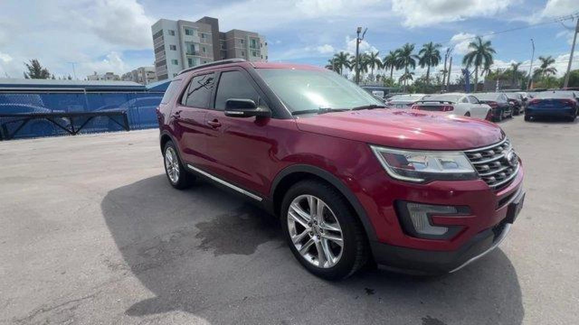 2016 Red Ford Explorer (1FM5K7D88GG) with an 6 3.5 L engine, Automatic transmission, located at 27610 S Dixie Hwy, Homestead, FL, 33032, (305) 749-2348, 25.510241, -80.438301 - KBB.com 5-Year Cost to Own Awards. Delivers 24 Highway MPG and 17 City MPG! This Ford Explorer boasts a Regular Unleaded V-6 3.5 L/213 engine powering this Automatic transmission. Wheels: 18 Painted Aluminum, Valet Function, Unique Cloth Bucket Seats -inc: 10-way power driver seat w/power lumbar and - Photo#6