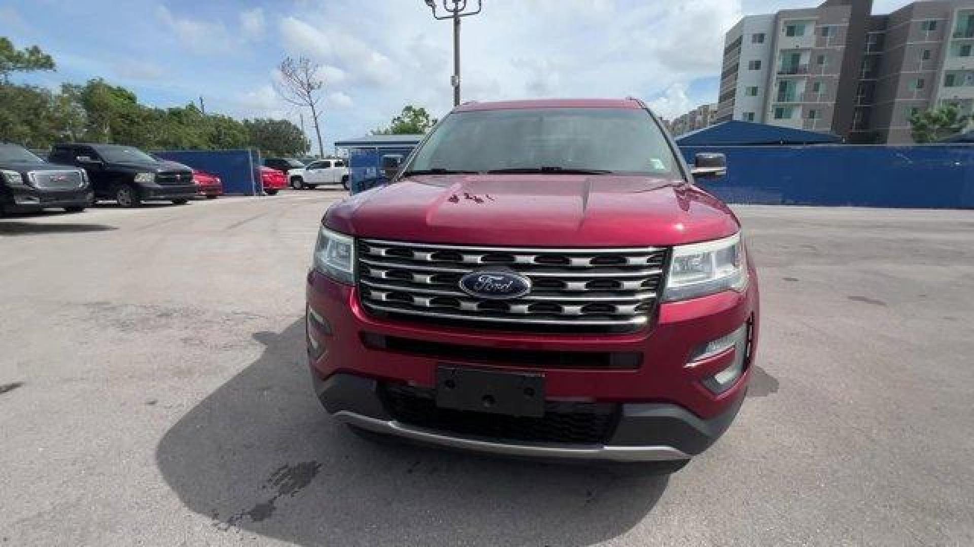 2016 Red Ford Explorer (1FM5K7D88GG) with an 6 3.5 L engine, Automatic transmission, located at 27610 S Dixie Hwy, Homestead, FL, 33032, (305) 749-2348, 25.510241, -80.438301 - KBB.com 5-Year Cost to Own Awards. Delivers 24 Highway MPG and 17 City MPG! This Ford Explorer boasts a Regular Unleaded V-6 3.5 L/213 engine powering this Automatic transmission. Wheels: 18 Painted Aluminum, Valet Function, Unique Cloth Bucket Seats -inc: 10-way power driver seat w/power lumbar and - Photo#7