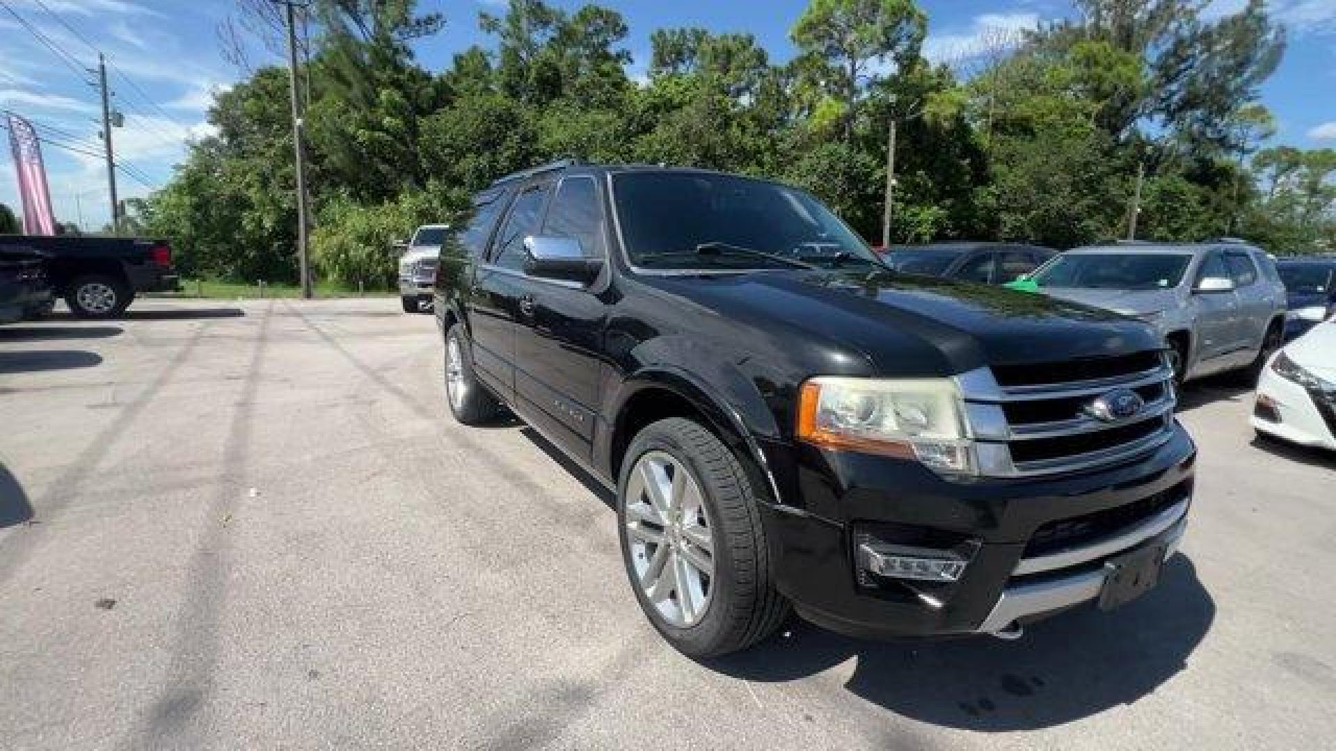 2015 Black Ford Expedition EL (1FMJK1MT8FE) with an 6 3.5 L engine, Automatic transmission, located at 27610 S Dixie Hwy, Homestead, FL, 33032, (305) 749-2348, 25.510241, -80.438301 - KBB.com Brand Image Awards. Delivers 20 Highway MPG and 14 City MPG! This Ford Expedition EL delivers a Twin Turbo Regular Unleaded V-6 3.5 L/213 engine powering this Automatic transmission. Window Grid Antenna, Wheels: 20 Polished Aluminum, Vinyl Door Trim Insert.* This Ford Expedition EL Features - Photo#6