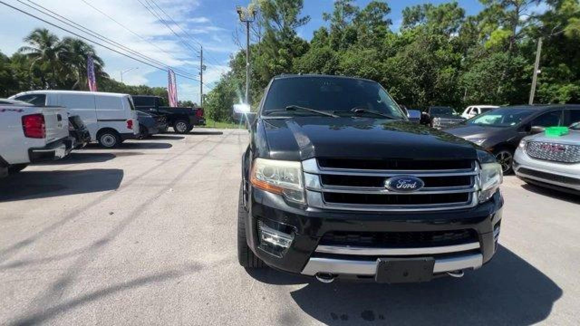 2015 Black Ford Expedition EL (1FMJK1MT8FE) with an 6 3.5 L engine, Automatic transmission, located at 27610 S Dixie Hwy, Homestead, FL, 33032, (305) 749-2348, 25.510241, -80.438301 - KBB.com Brand Image Awards. Delivers 20 Highway MPG and 14 City MPG! This Ford Expedition EL delivers a Twin Turbo Regular Unleaded V-6 3.5 L/213 engine powering this Automatic transmission. Window Grid Antenna, Wheels: 20 Polished Aluminum, Vinyl Door Trim Insert.* This Ford Expedition EL Features - Photo#7