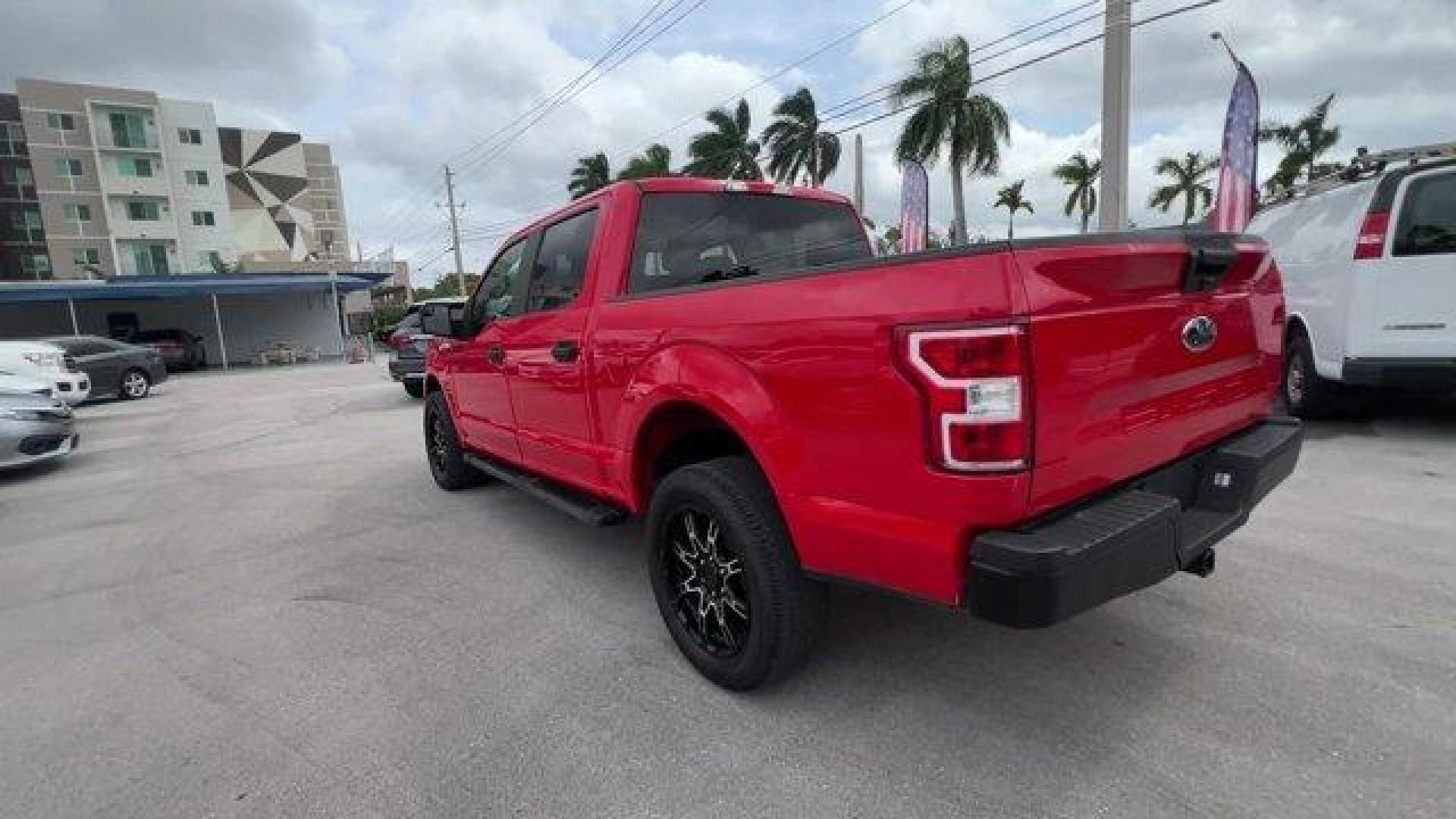 2019 Red Ford F-150 (1FTEW1E5XKK) with an 8 5.0 L engine, Automatic transmission, located at 27610 S Dixie Hwy, Homestead, FL, 33032, (305) 749-2348, 25.510241, -80.438301 - This Ford F-150 delivers a Regular Unleaded V8 5.0 L engine powering this Automatic transmission. ENGINE: 5.0L V8 -inc: auto start-stop technology and flex-fuel capability, (STD), Transmission w/SelectShift Sequential Shift Control, Towing Equipment -inc: Trailer Sway Control.*This Ford F-150 Comes - Photo#2