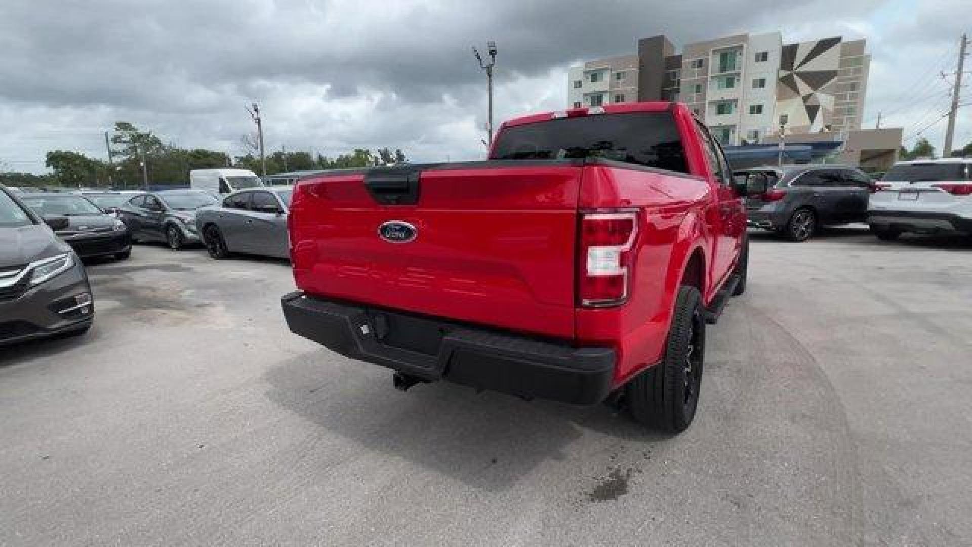 2019 Red Ford F-150 (1FTEW1E5XKK) with an 8 5.0 L engine, Automatic transmission, located at 27610 S Dixie Hwy, Homestead, FL, 33032, (305) 749-2348, 25.510241, -80.438301 - This Ford F-150 delivers a Regular Unleaded V8 5.0 L engine powering this Automatic transmission. ENGINE: 5.0L V8 -inc: auto start-stop technology and flex-fuel capability, (STD), Transmission w/SelectShift Sequential Shift Control, Towing Equipment -inc: Trailer Sway Control.*This Ford F-150 Comes - Photo#4