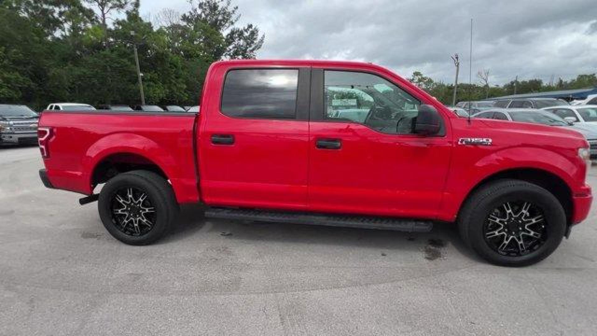 2019 Red Ford F-150 (1FTEW1E5XKK) with an 8 5.0 L engine, Automatic transmission, located at 27610 S Dixie Hwy, Homestead, FL, 33032, (305) 749-2348, 25.510241, -80.438301 - This Ford F-150 delivers a Regular Unleaded V8 5.0 L engine powering this Automatic transmission. ENGINE: 5.0L V8 -inc: auto start-stop technology and flex-fuel capability, (STD), Transmission w/SelectShift Sequential Shift Control, Towing Equipment -inc: Trailer Sway Control.*This Ford F-150 Comes - Photo#5