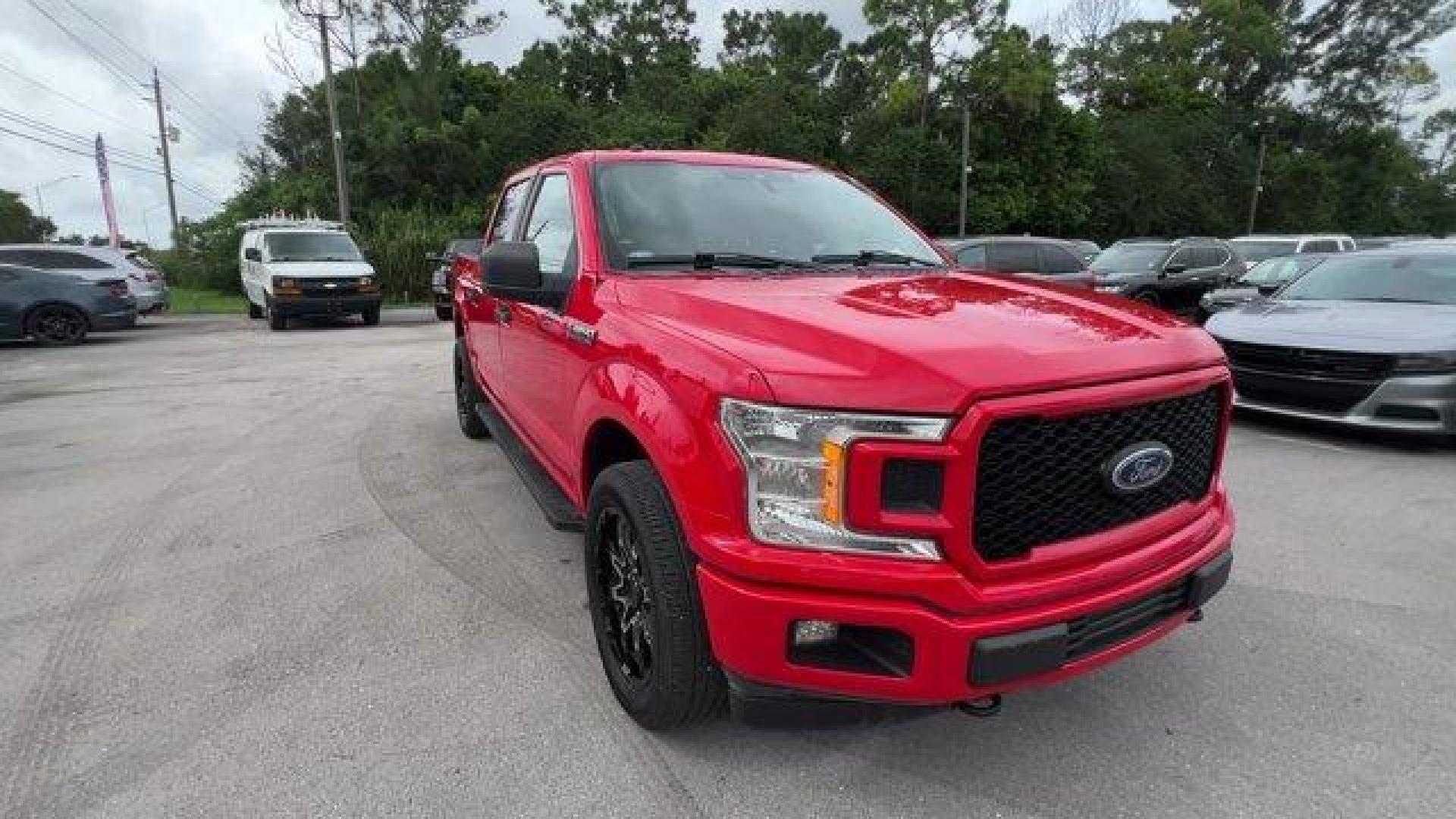 2019 Red Ford F-150 (1FTEW1E5XKK) with an 8 5.0 L engine, Automatic transmission, located at 27610 S Dixie Hwy, Homestead, FL, 33032, (305) 749-2348, 25.510241, -80.438301 - This Ford F-150 delivers a Regular Unleaded V8 5.0 L engine powering this Automatic transmission. ENGINE: 5.0L V8 -inc: auto start-stop technology and flex-fuel capability, (STD), Transmission w/SelectShift Sequential Shift Control, Towing Equipment -inc: Trailer Sway Control.*This Ford F-150 Comes - Photo#6