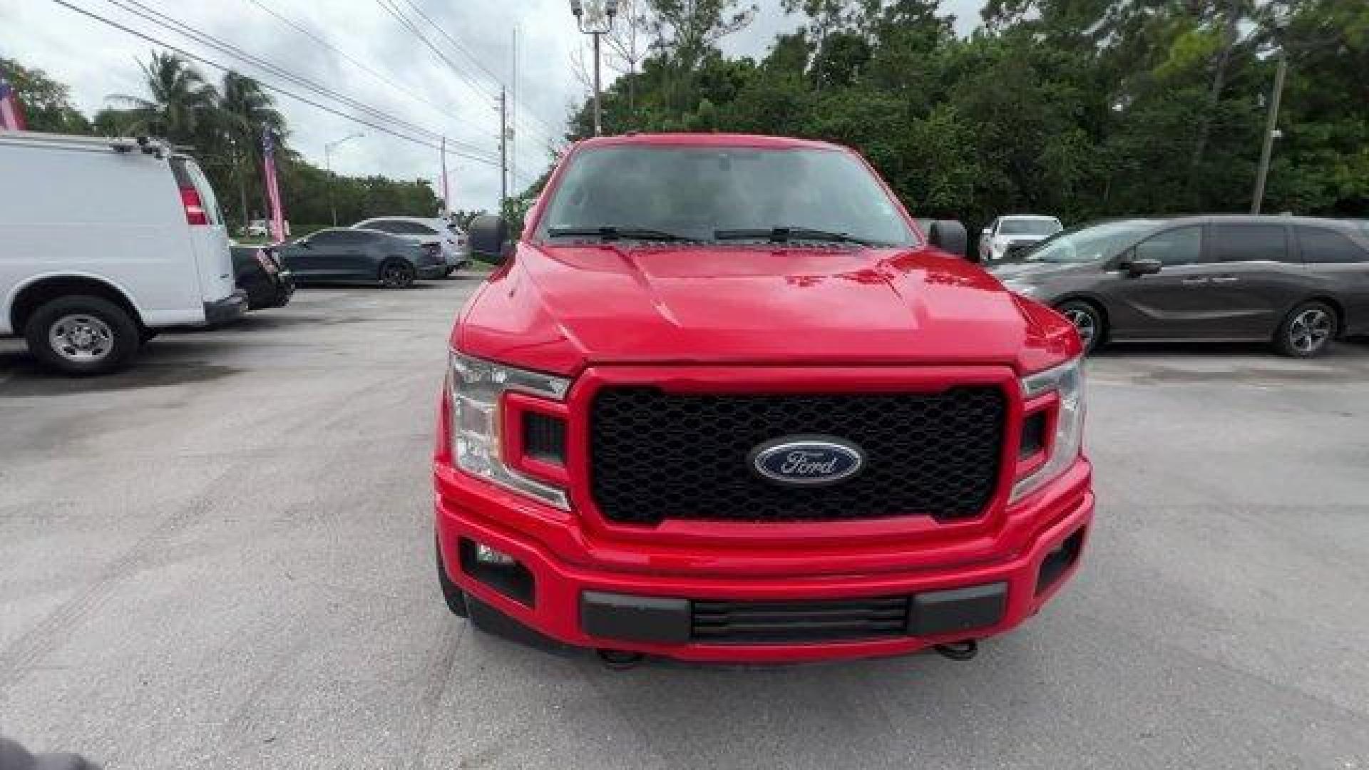 2019 Red Ford F-150 (1FTEW1E5XKK) with an 8 5.0 L engine, Automatic transmission, located at 27610 S Dixie Hwy, Homestead, FL, 33032, (305) 749-2348, 25.510241, -80.438301 - This Ford F-150 delivers a Regular Unleaded V8 5.0 L engine powering this Automatic transmission. ENGINE: 5.0L V8 -inc: auto start-stop technology and flex-fuel capability, (STD), Transmission w/SelectShift Sequential Shift Control, Towing Equipment -inc: Trailer Sway Control.*This Ford F-150 Comes - Photo#7