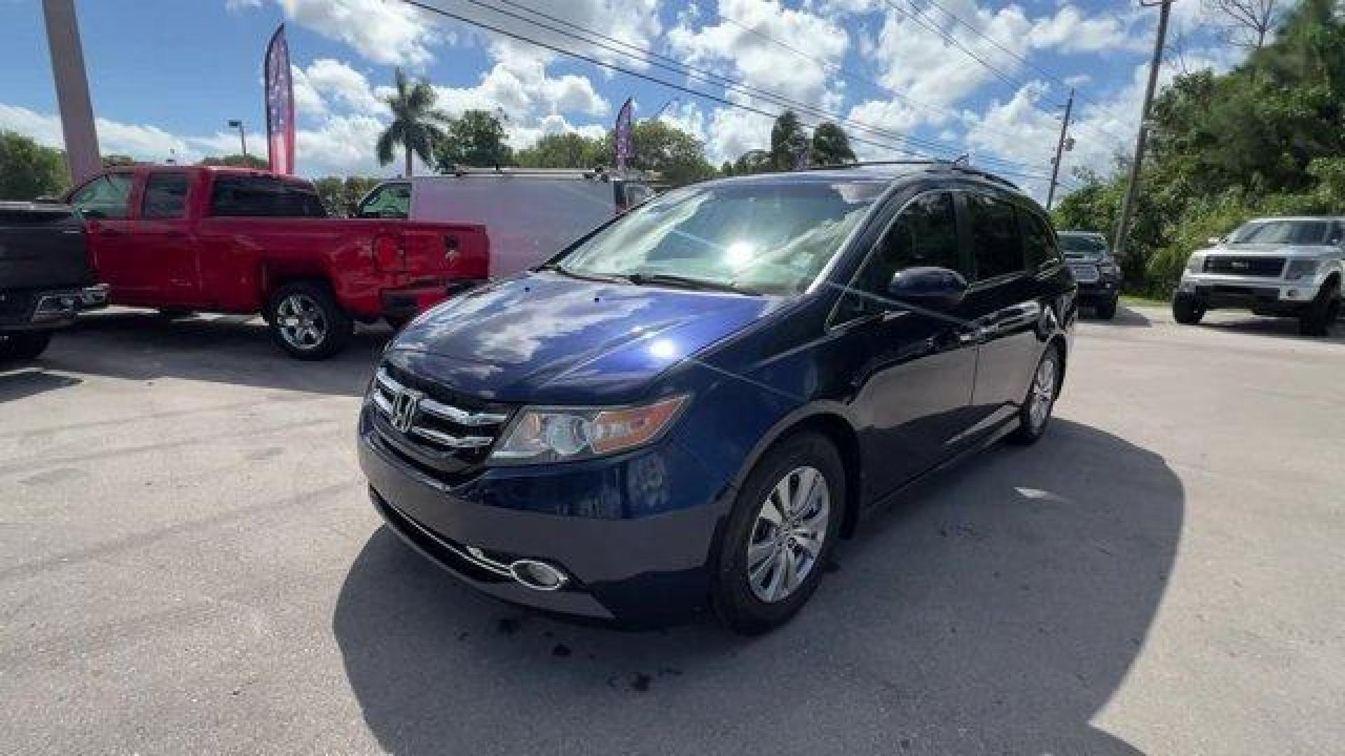 2016 Blue Honda Odyssey (5FNRL5H30GB) with an 6 3.5 L engine, Automatic transmission, located at 27610 S Dixie Hwy, Homestead, FL, 33032, (305) 749-2348, 25.510241, -80.438301 - ALG Residual Value Awards, Residual Value Awards. Boasts 28 Highway MPG and 19 City MPG! This Honda Odyssey delivers a Regular Unleaded V-6 3.5 L/212 engine powering this Automatic transmission. Window Grid Antenna, Wheels: 17 x 7 Alloy, VSA Electronic Stability Control (ESC).*This Honda Odyssey Com - Photo#7