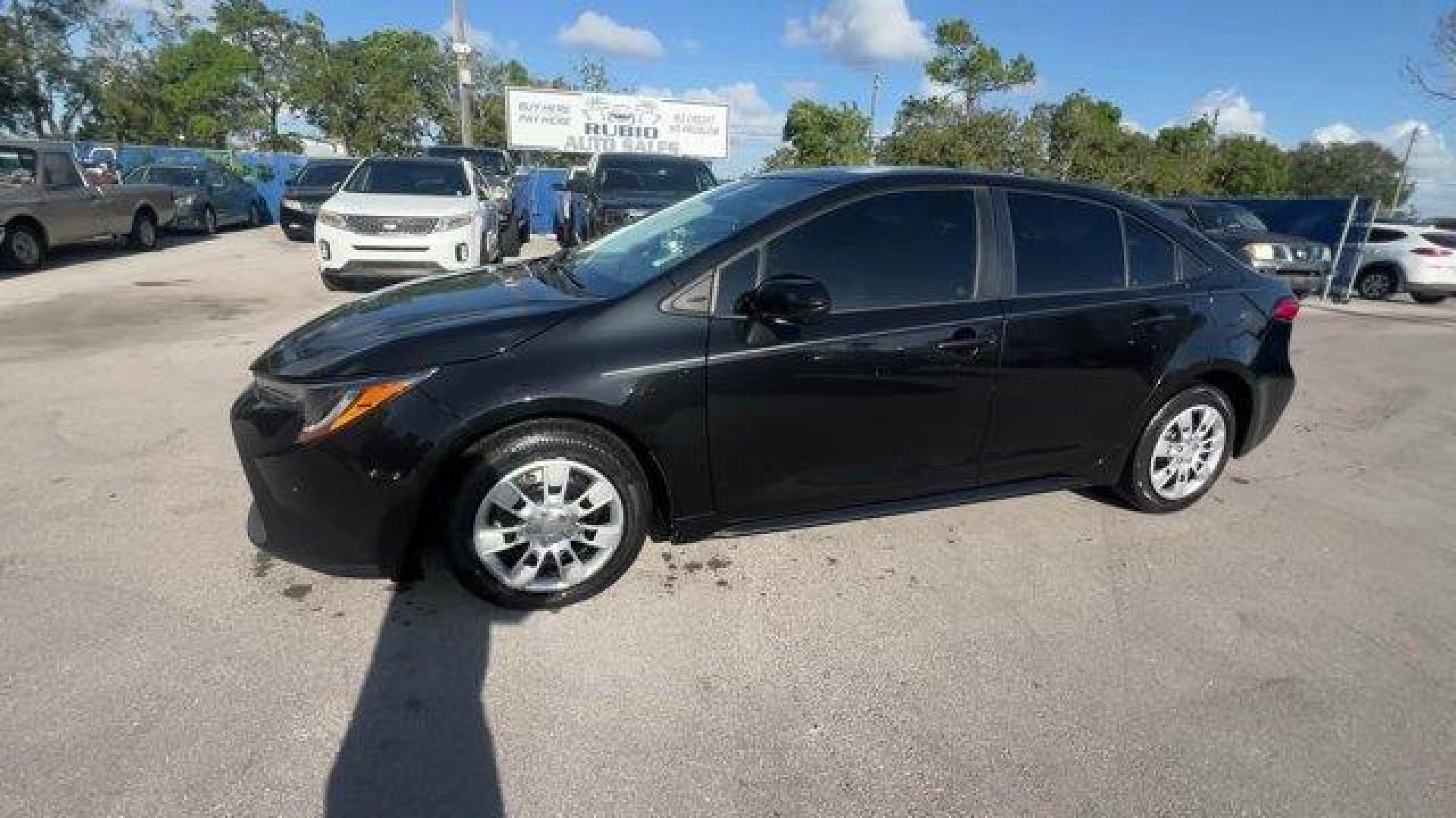 2021 Black Toyota Corolla (5YFEPMAE9MP) with an 4 1.8 L engine, Variable transmission, located at 27610 S Dixie Hwy, Homestead, FL, 33032, (305) 749-2348, 25.510241, -80.438301 - Boasts 38 Highway MPG and 30 City MPG! This Toyota Corolla boasts a Regular Unleaded I-4 1.8 L/110 engine powering this Variable transmission. Wheels: 16 Wide Vent Steel, Wheels w/Full Wheel Covers, Variable Intermittent Wipers.* This Toyota Corolla Features the Following Options *Urethane Gear Shif - Photo#1