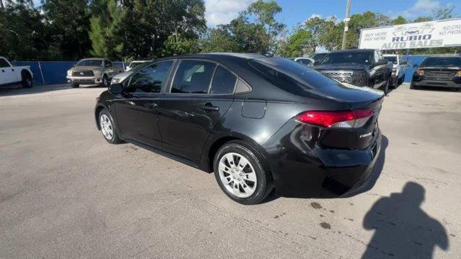 2021 Black Toyota Corolla (5YFEPMAE9MP) with an 4 1.8 L engine, Variable transmission, located at 27610 S Dixie Hwy, Homestead, FL, 33032, (305) 749-2348, 25.510241, -80.438301 - Boasts 38 Highway MPG and 30 City MPG! This Toyota Corolla boasts a Regular Unleaded I-4 1.8 L/110 engine powering this Variable transmission. Wheels: 16 Wide Vent Steel, Wheels w/Full Wheel Covers, Variable Intermittent Wipers.* This Toyota Corolla Features the Following Options *Urethane Gear Shif - Photo#2