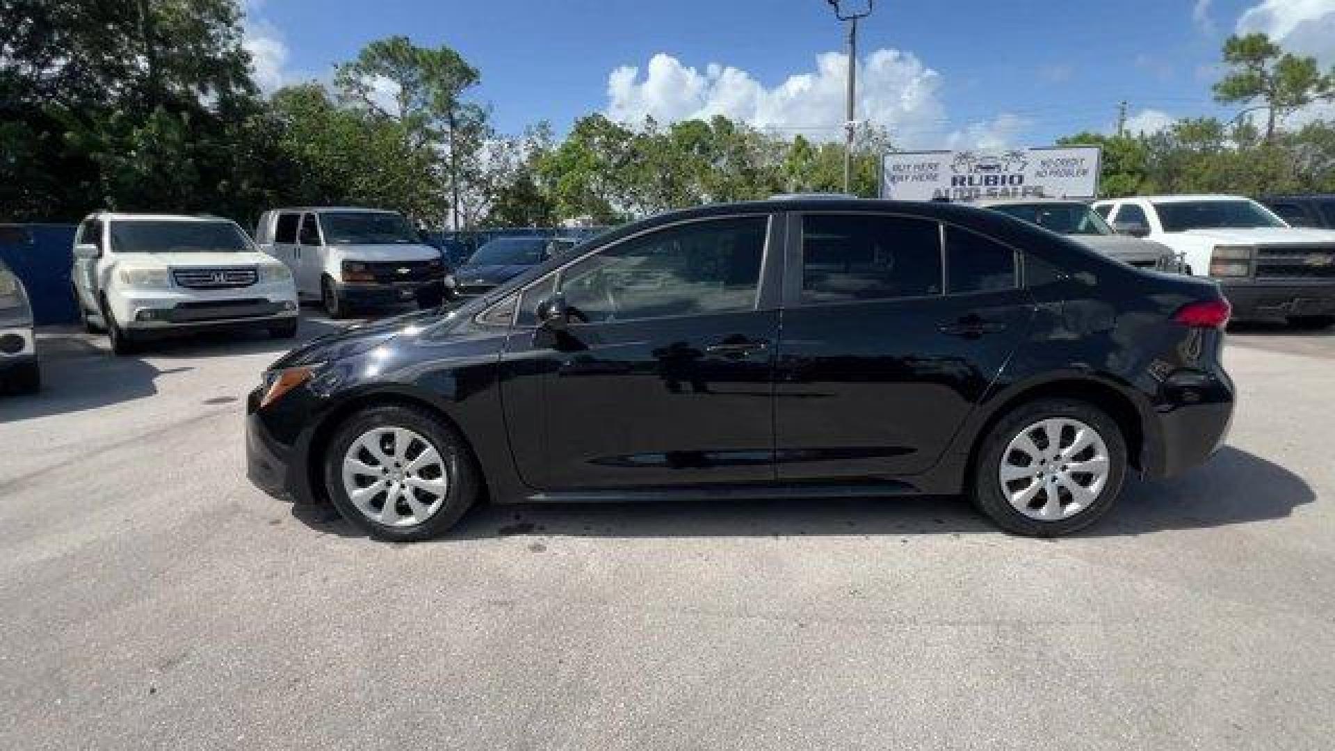 2023 Black Toyota Corolla (5YFB4MDE4PP) with an 4 2.0 L engine, Variable transmission, located at 27610 S Dixie Hwy, Homestead, FL, 33032, (305) 749-2348, 25.510241, -80.438301 - Boasts 41 Highway MPG and 32 City MPG! This Toyota Corolla boasts a Regular Unleaded I-4 2.0 L/121 engine powering this Variable transmission. Wi-Fi Connect (up to 30-day/3 GB trial subscription) Mobile Hotspot Internet Access, Wheels: 16 Wide Vent Steel, Wheels w/Full Wheel Covers.*This Toyota Coro - Photo#1